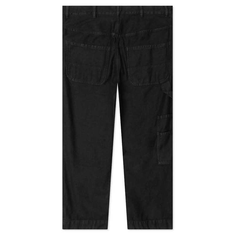 Dries Van Noten RELAXED FITTING COTTON TROUSERS GD 7333 M.W. - BLACK outlook