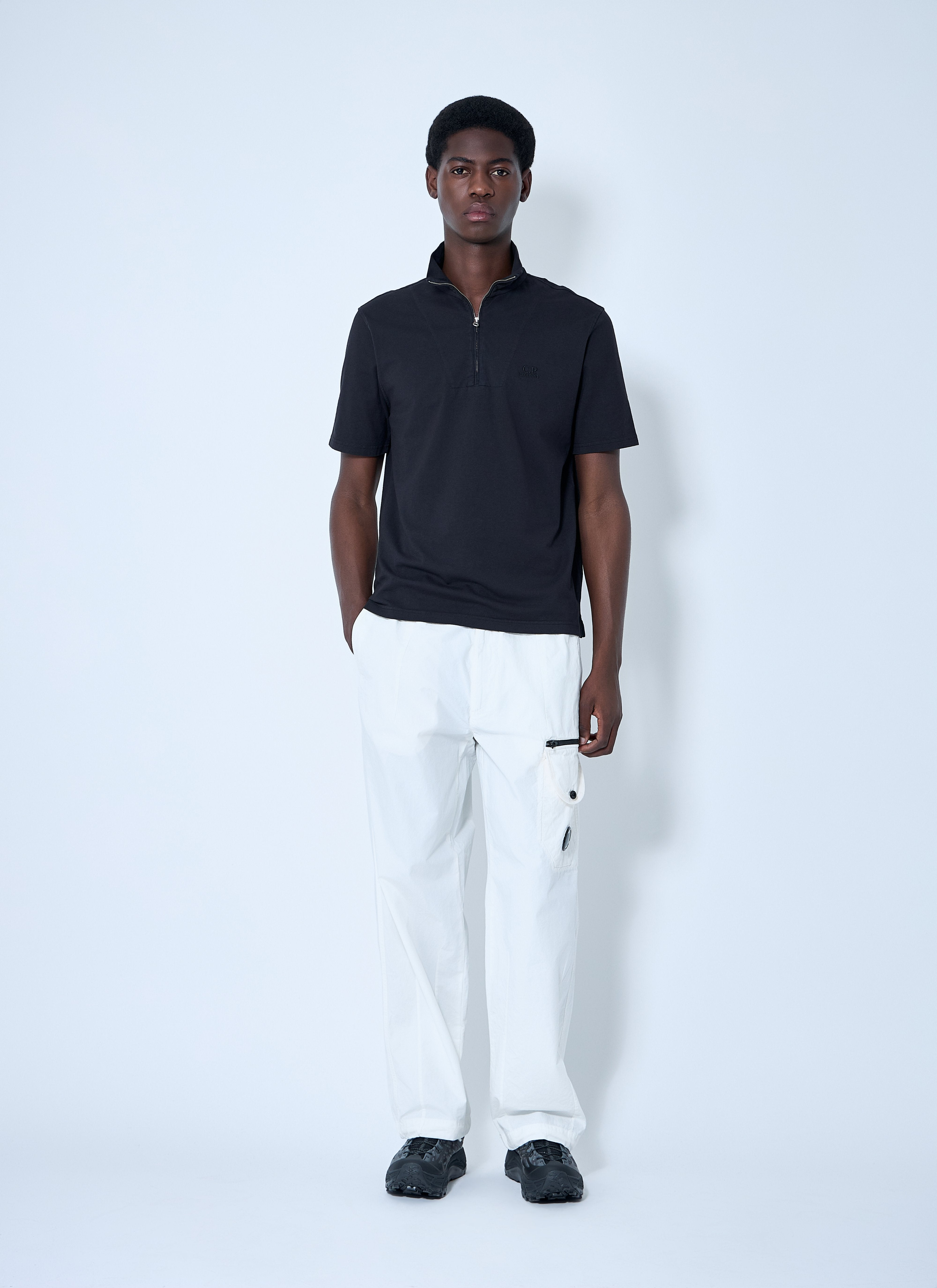 C.P. Company Men 1020 Half-Zip Polo Shirt - 2