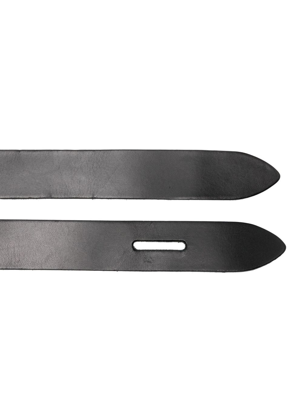 knotted leather belt - 3