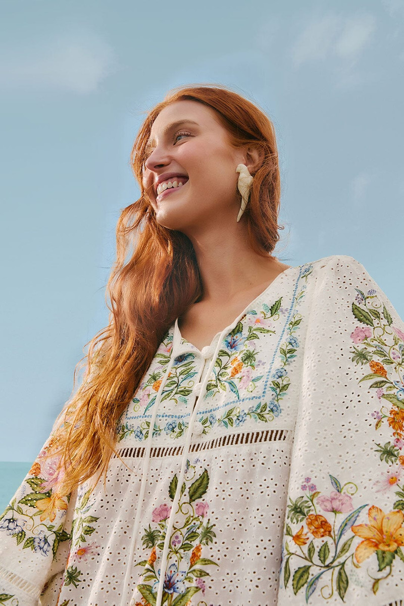 Sweet Bloom Bouquet Short Cover Up 3