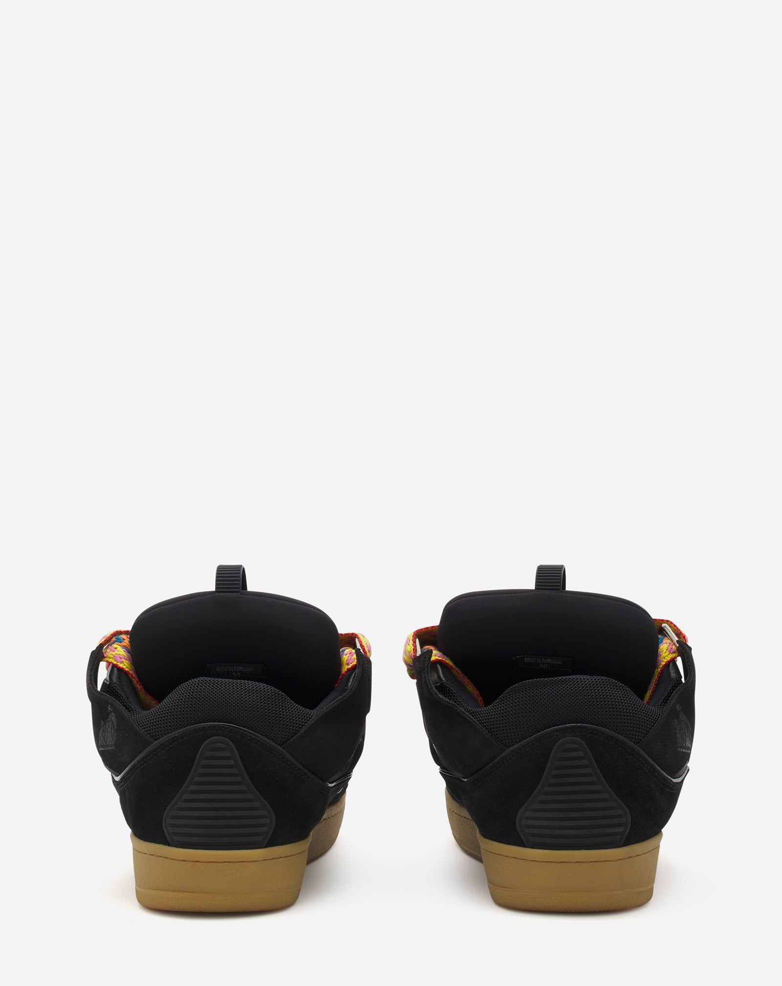 LEATHER CURB SNEAKERS - 4