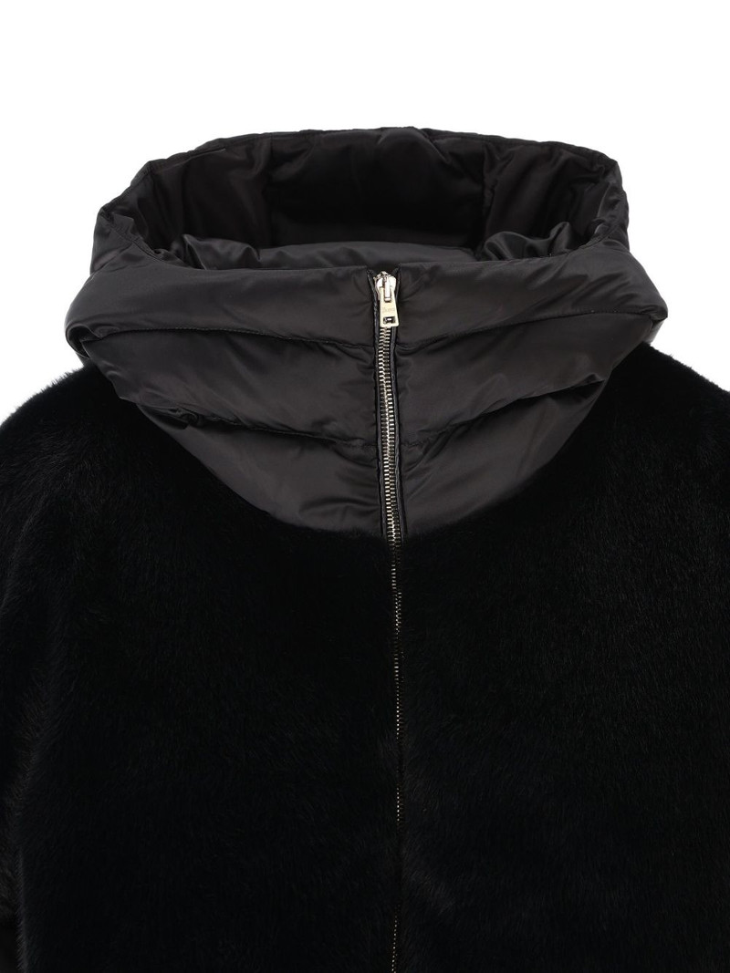 faux-fur hooded jacket 4