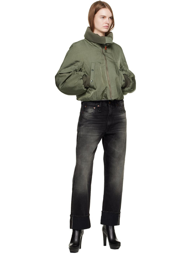 R13 Khaki Oversized Padded Jacket outlook