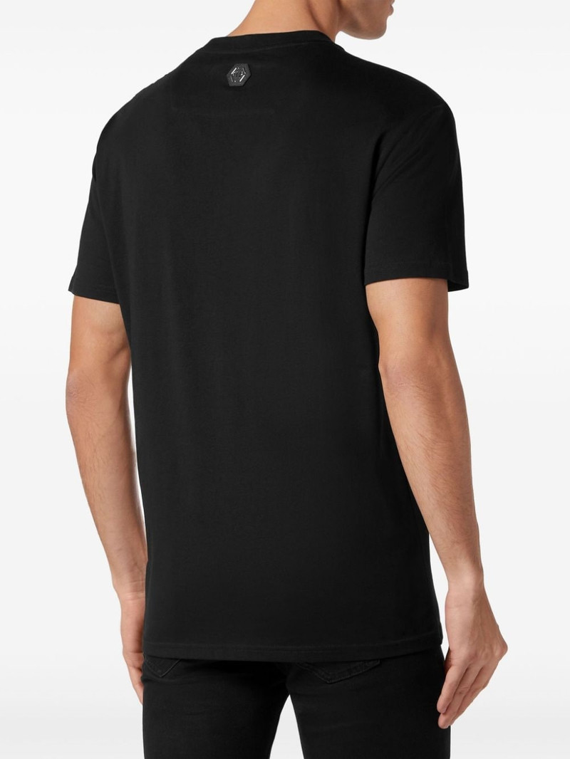 logo-panel zip-detail T-shirt 4