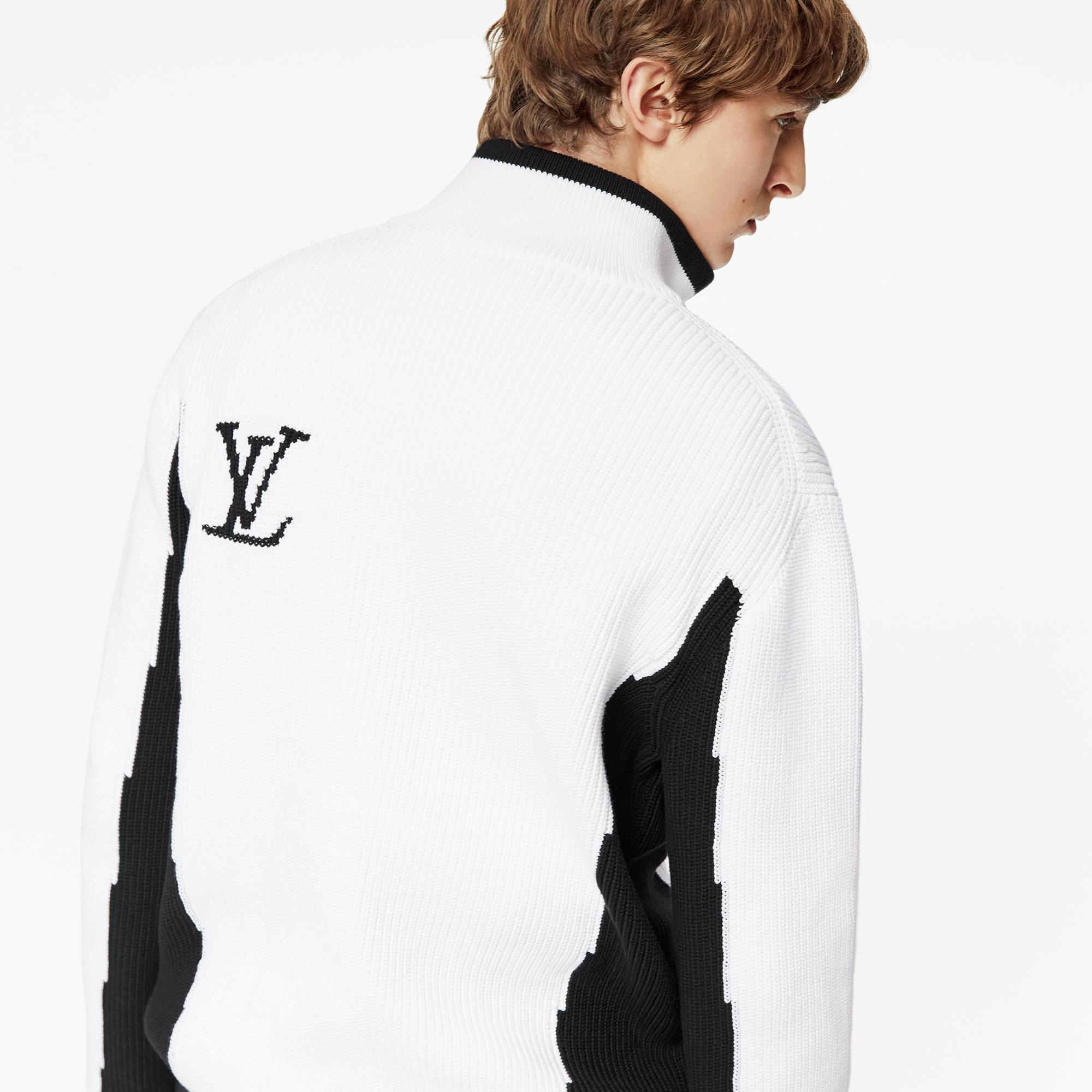 Two-Tone High Neck with Half-Zip - 5