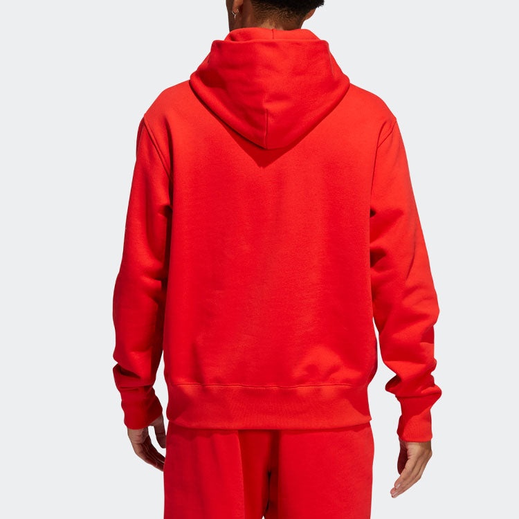 adidas originals x Pharrell Williams Crossover Solid Color Casual Sports Pullover Red HF9903 - 5