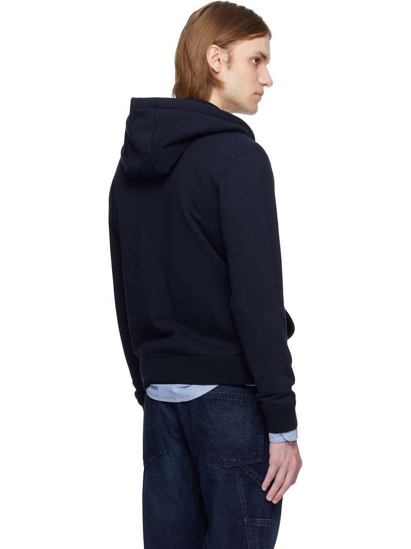 Navy Fleece Full-Zip Hoodie 3