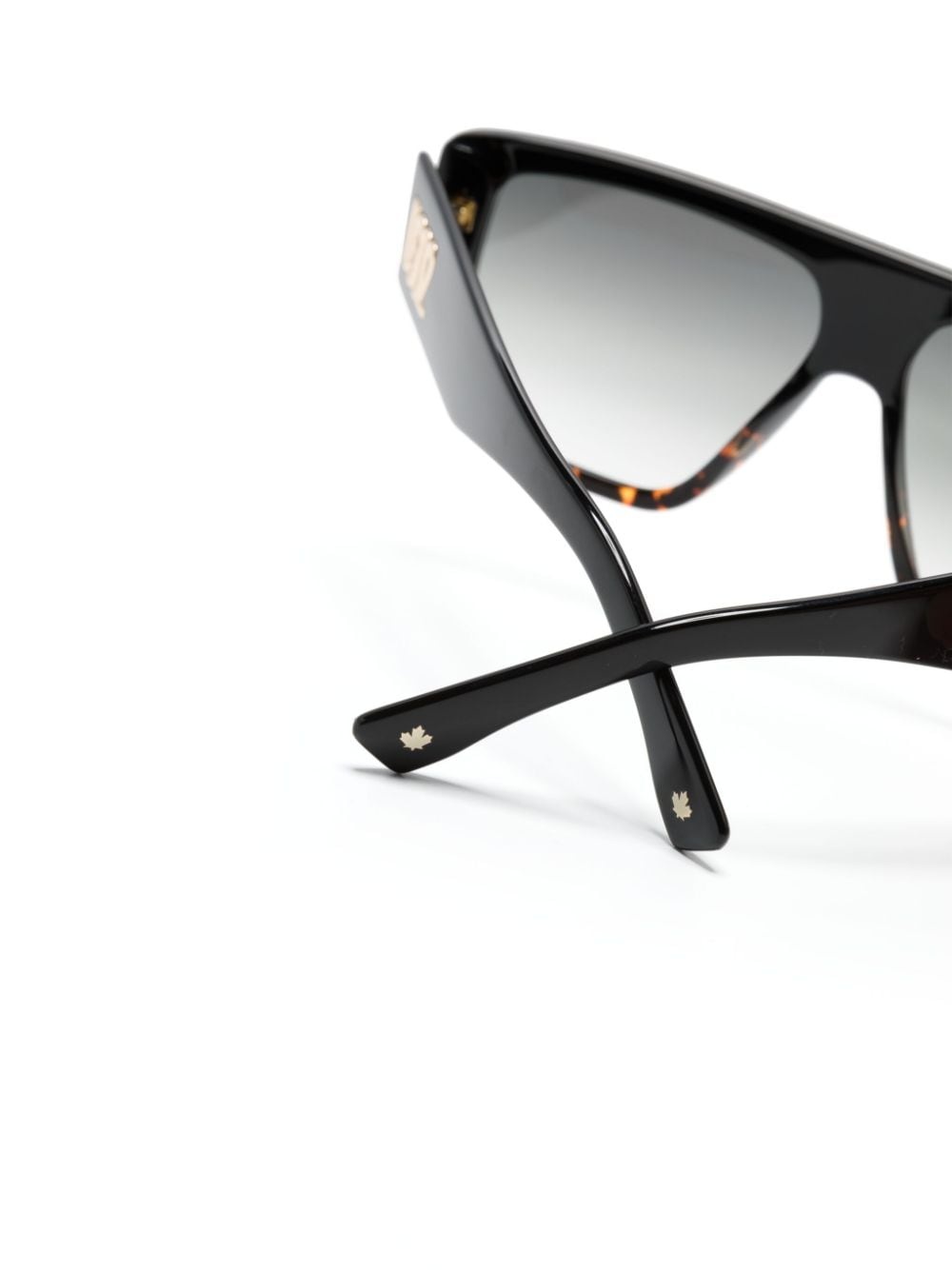 square-frame tinted sunglasses - 3