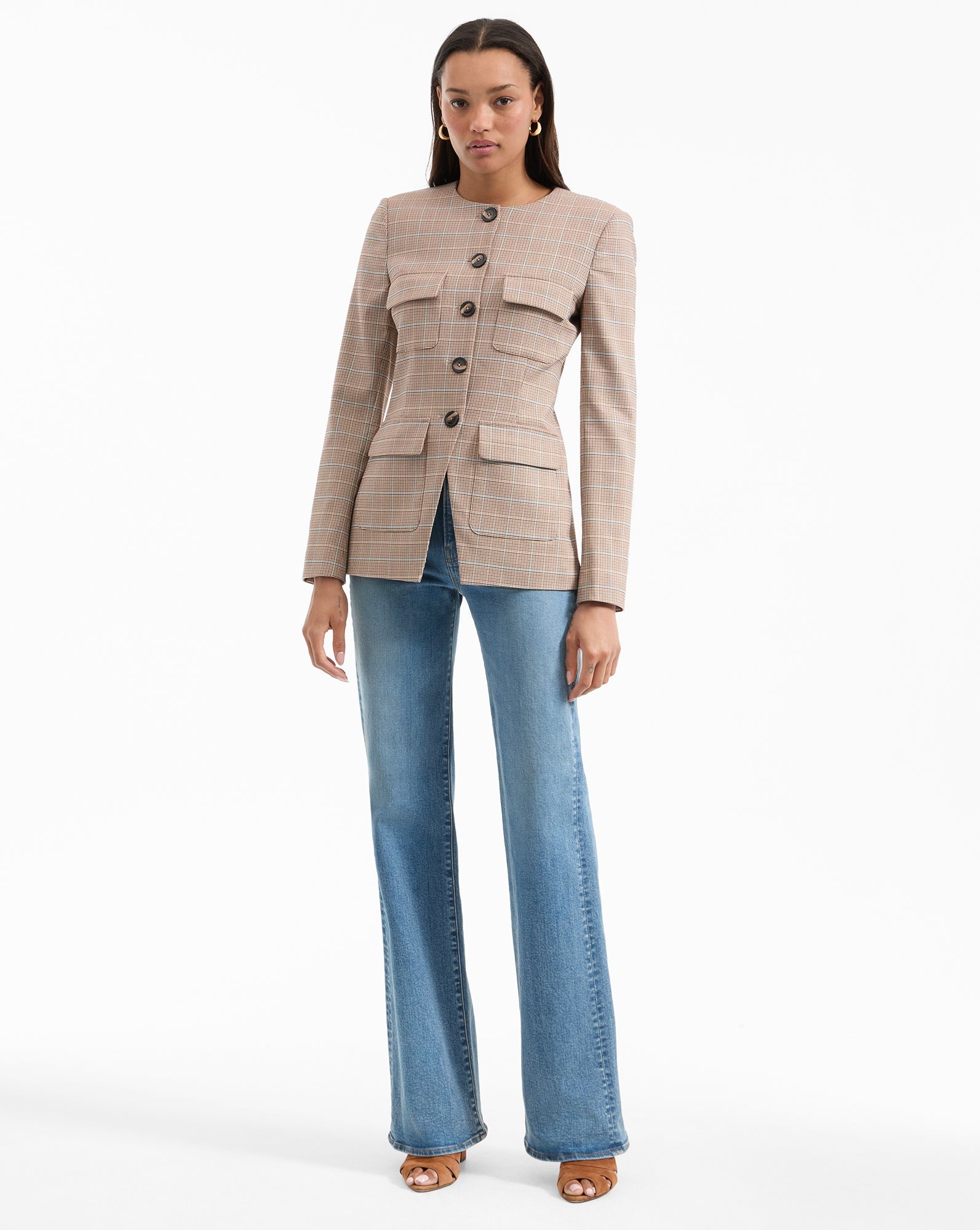 ORRIN SLIM PLAID JACKET - 3