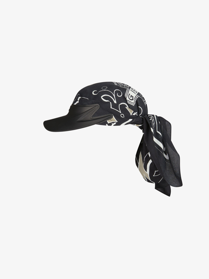 GIVENCHY VISOR IN RUBBER WITH BANDANA 7