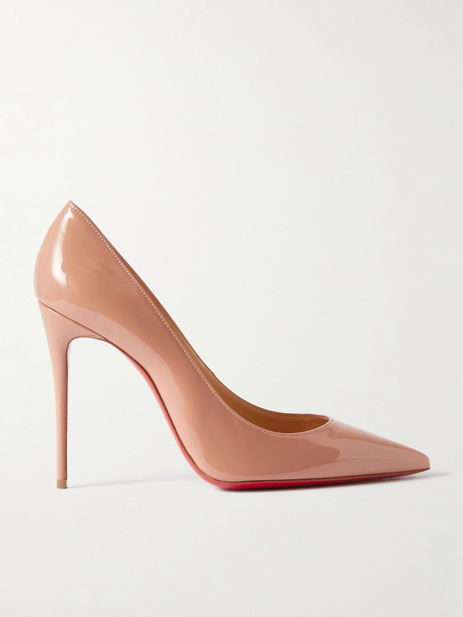 Kate 100 patent-leather pumps Neutral - 1