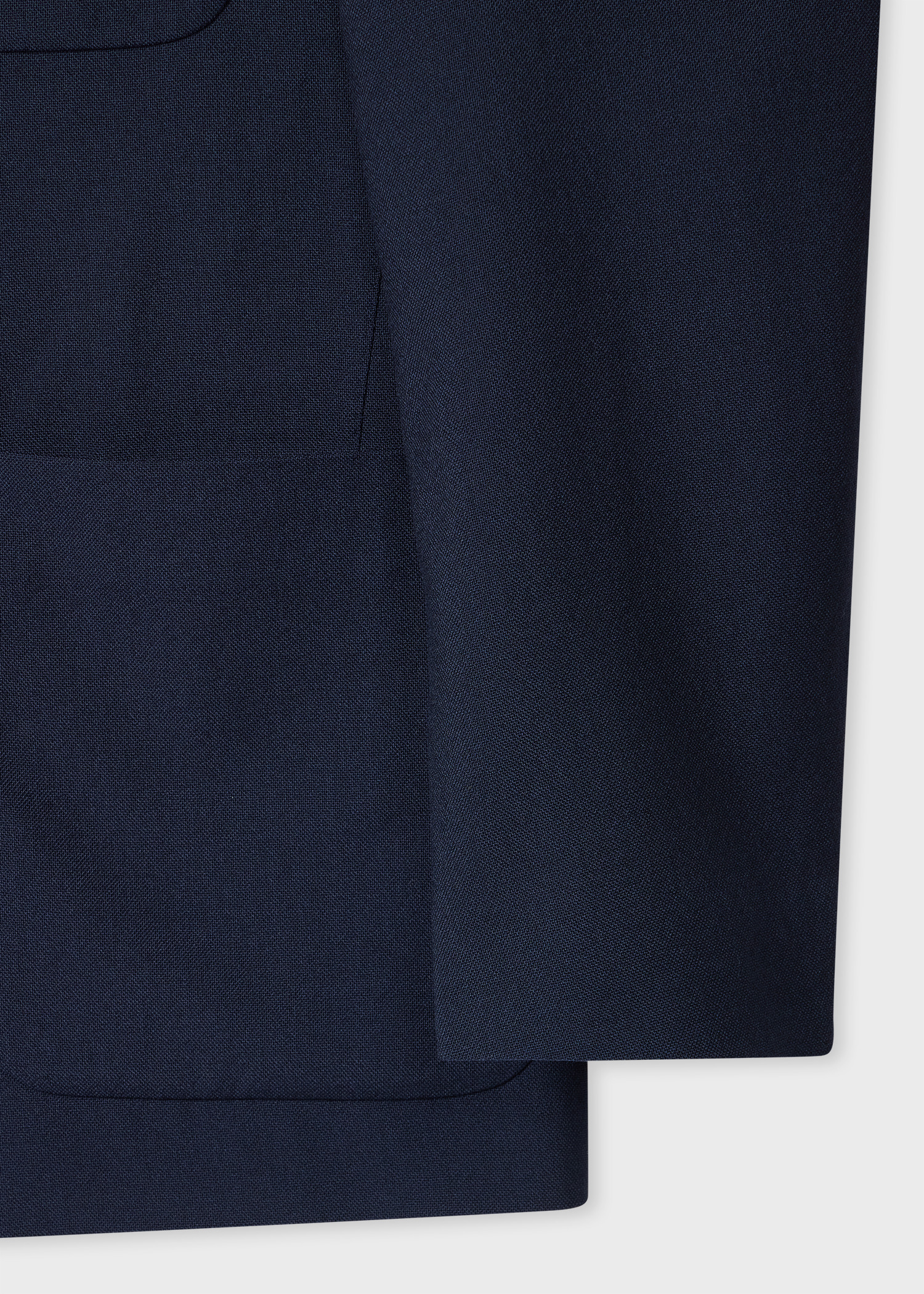 Slim-Fit Dark Navy Two-Ply Hopsack Wool Work Co-ord - 3