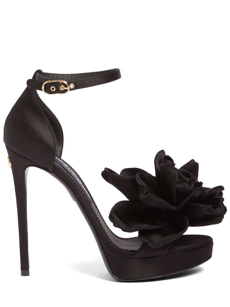 105mm Keira satin platform sandals - 1