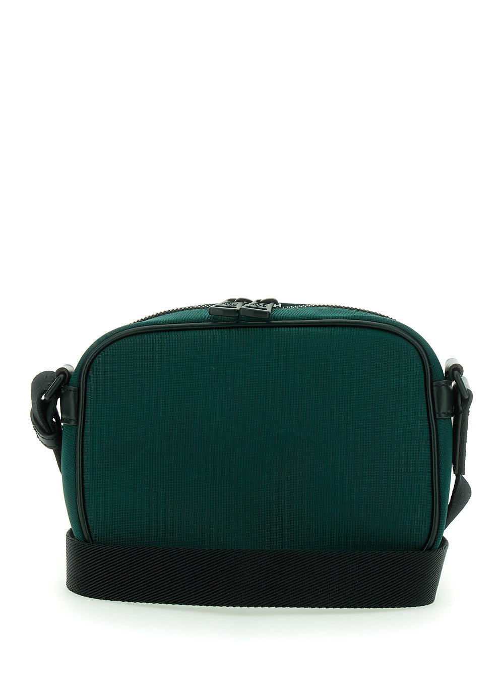 Moncler Men Green Crossbody Bag With Logo Patch On The Front And Adjustable Shoulder Strap In Tech F - 4