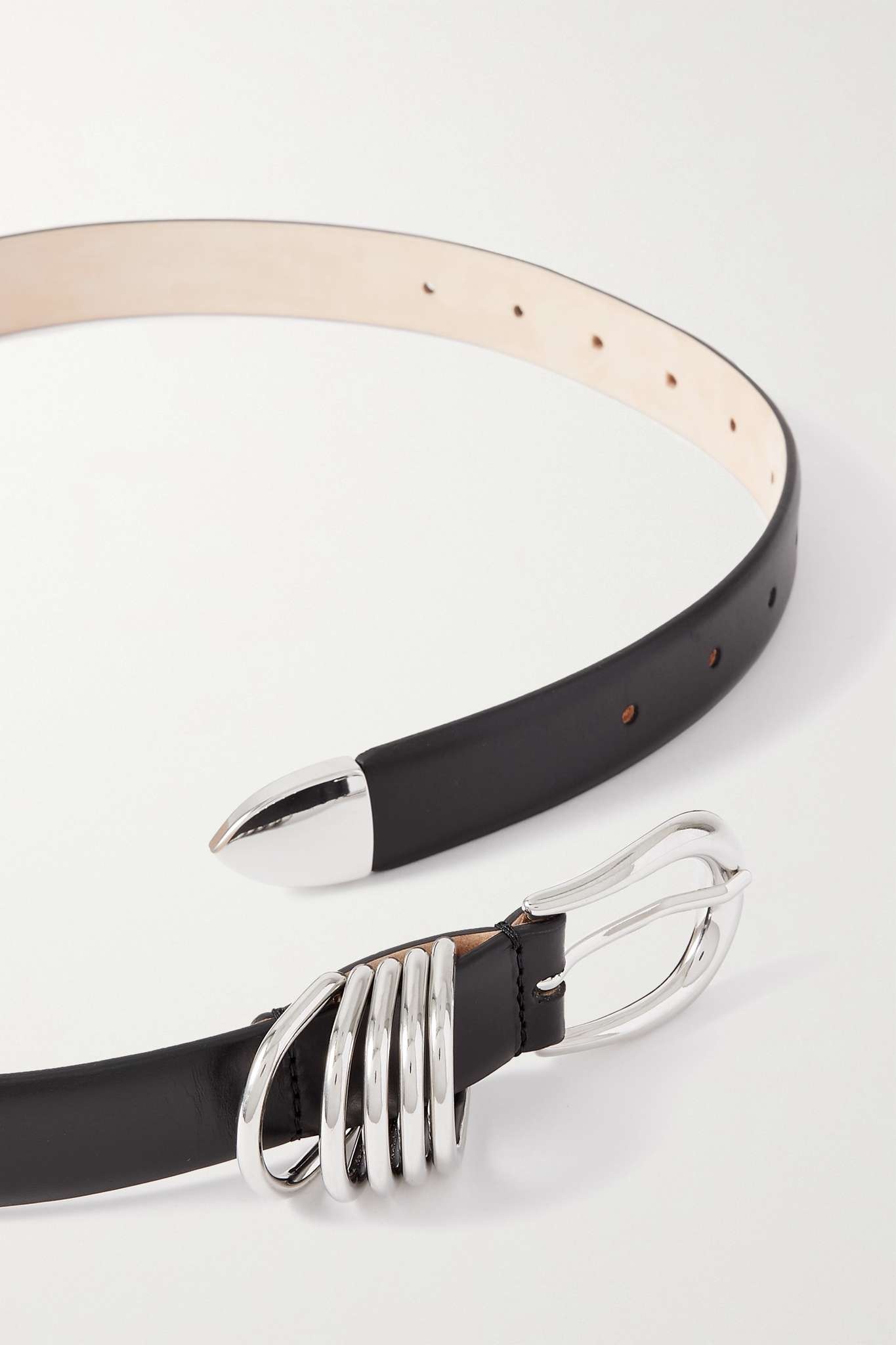 Hollyhock leather belt Black - 3