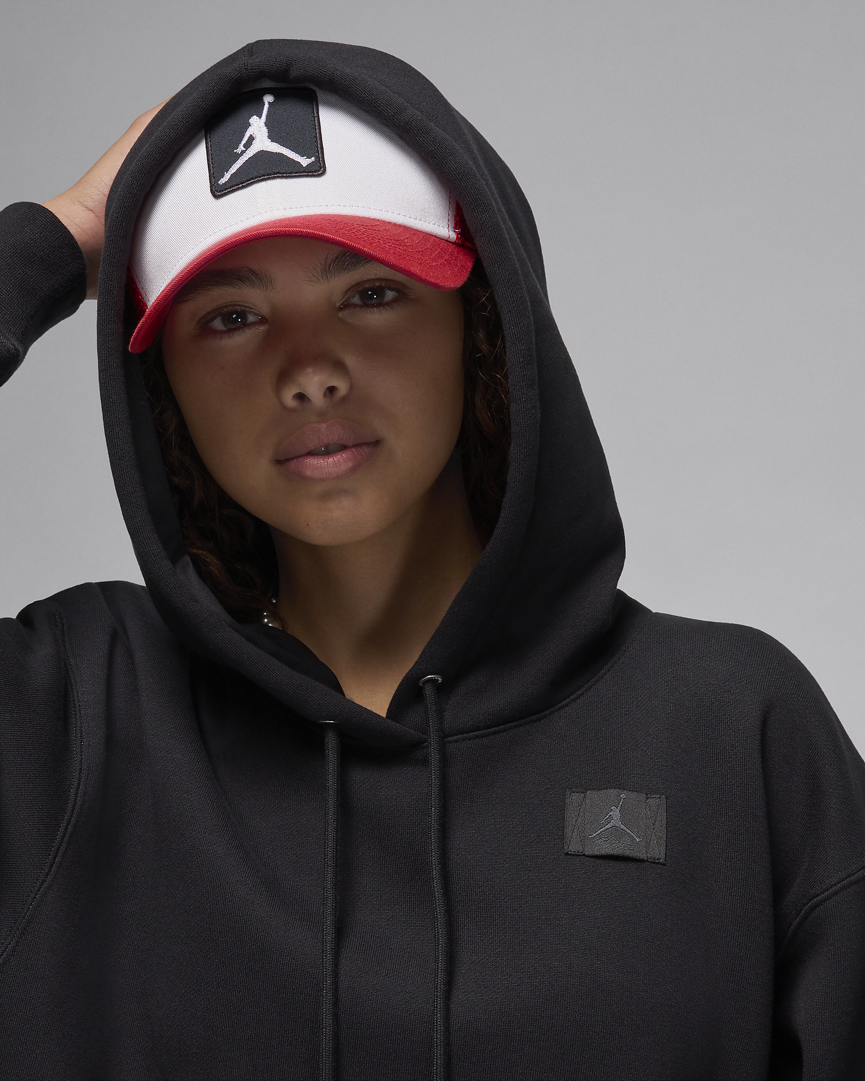 Jordan Flight Fleece Women's Satin Lined Pullover Hoodie - 3