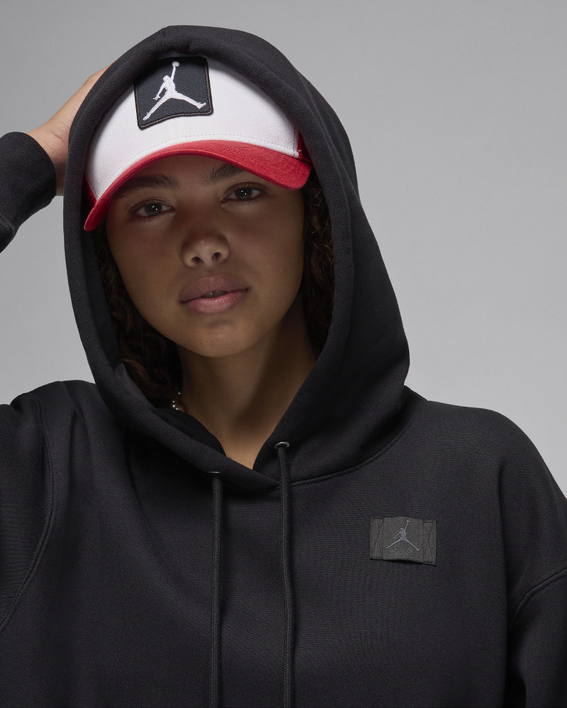 Jordan Flight Fleece Women's Satin Lined Pullover Hoodie 3