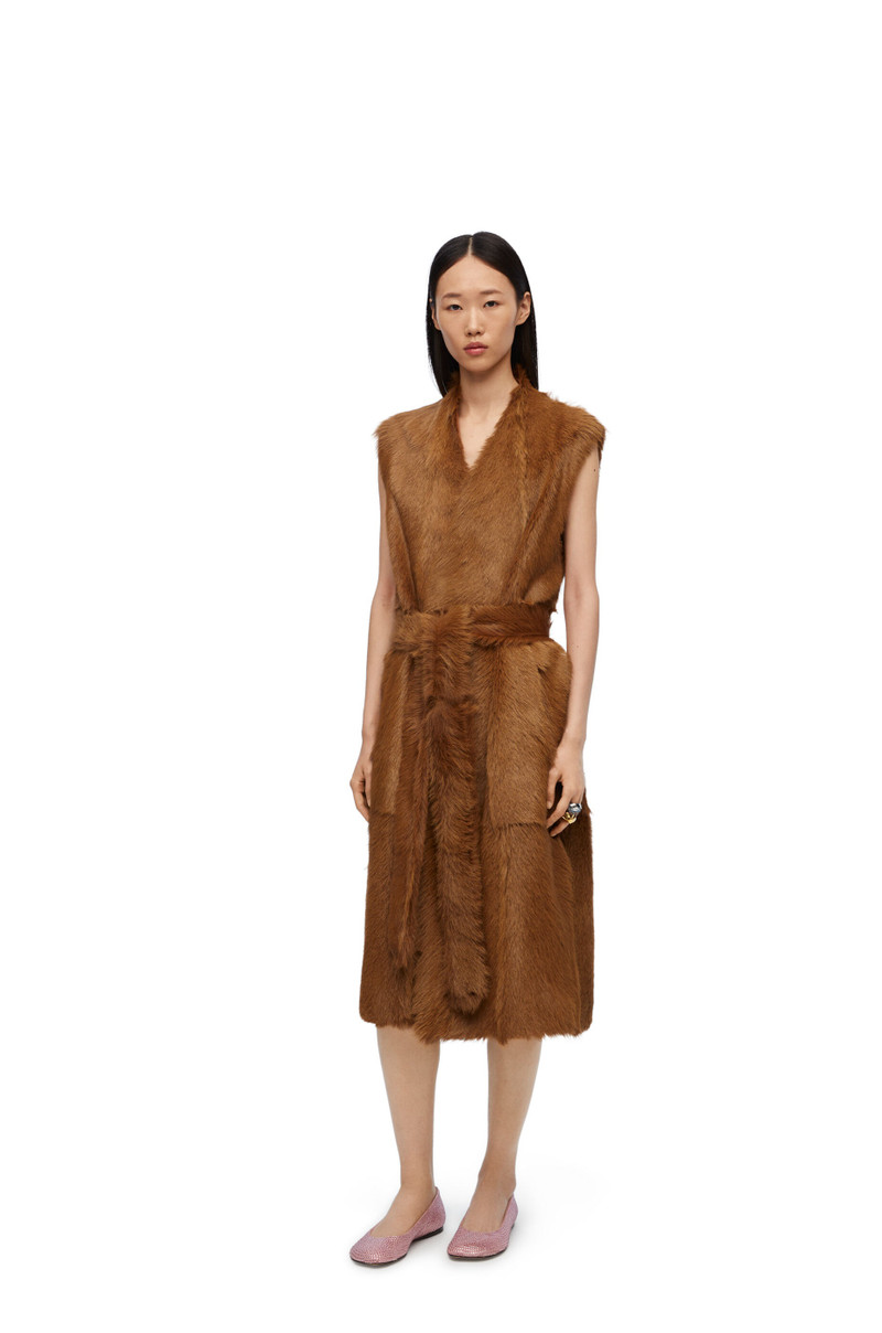Loewe Vest in goatskin outlook