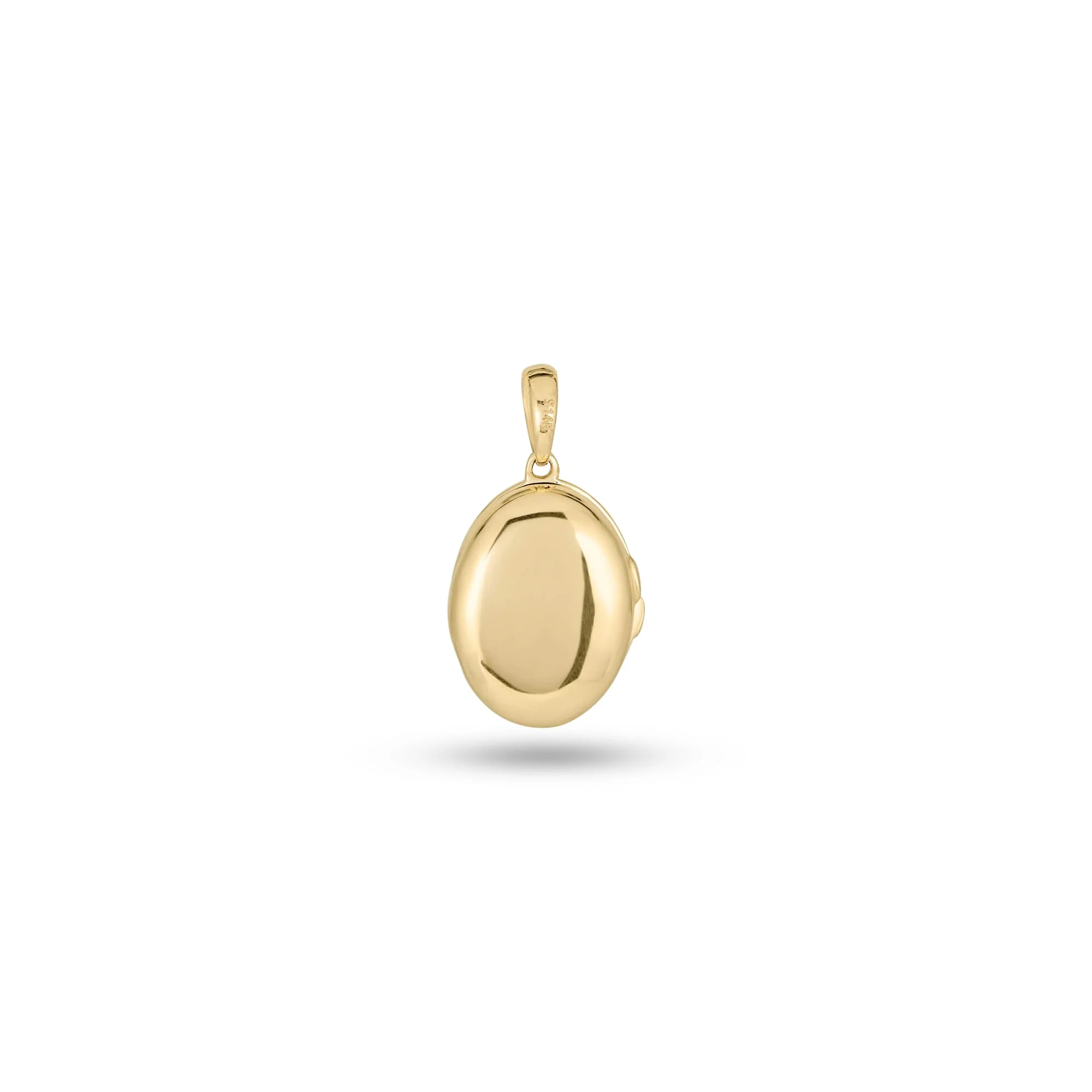 Oval Essential Locket Charm Necklace - 1