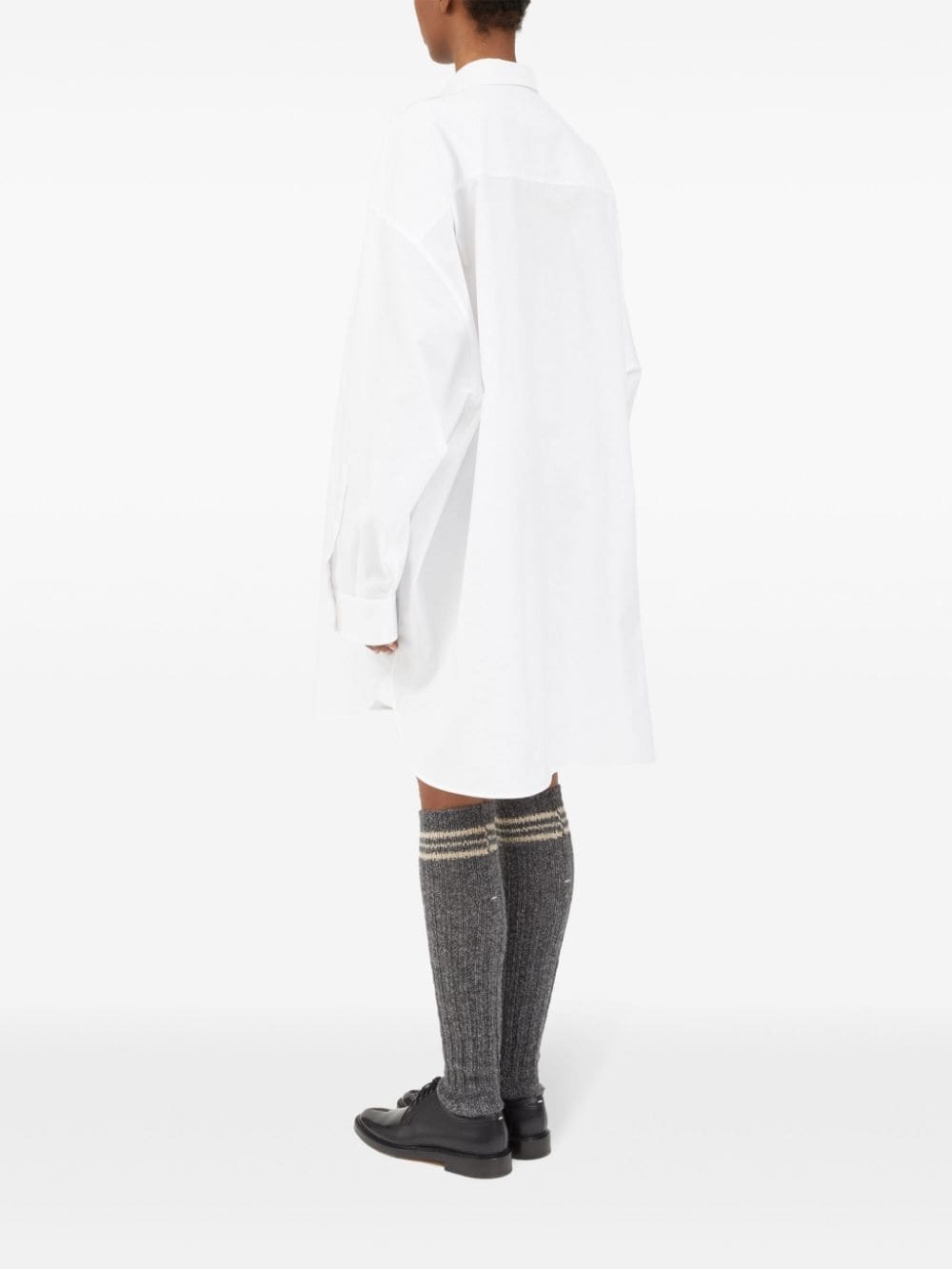 drop-shoulder cotton shirt - 5