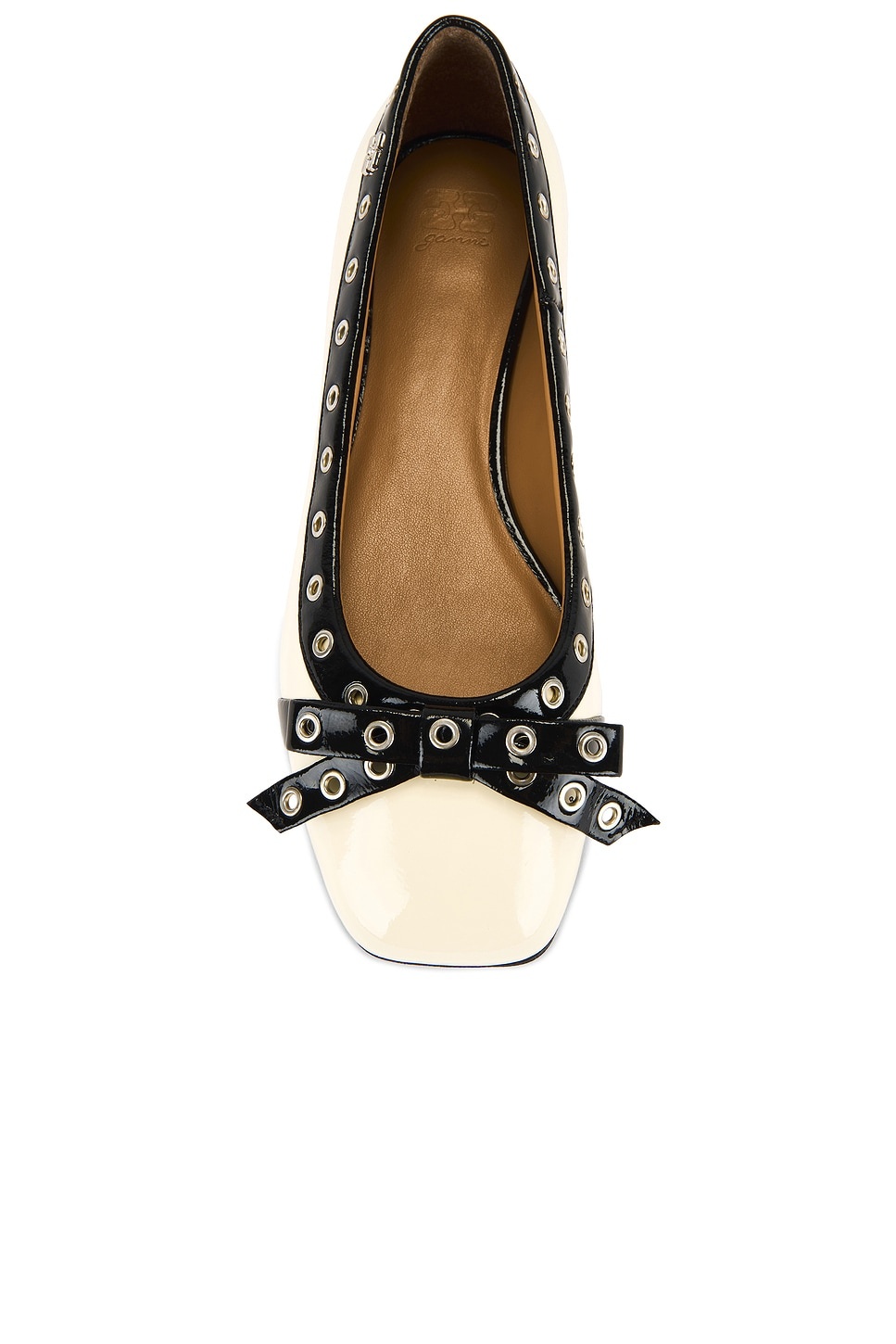 Eyelets Bow Ballerina - 4