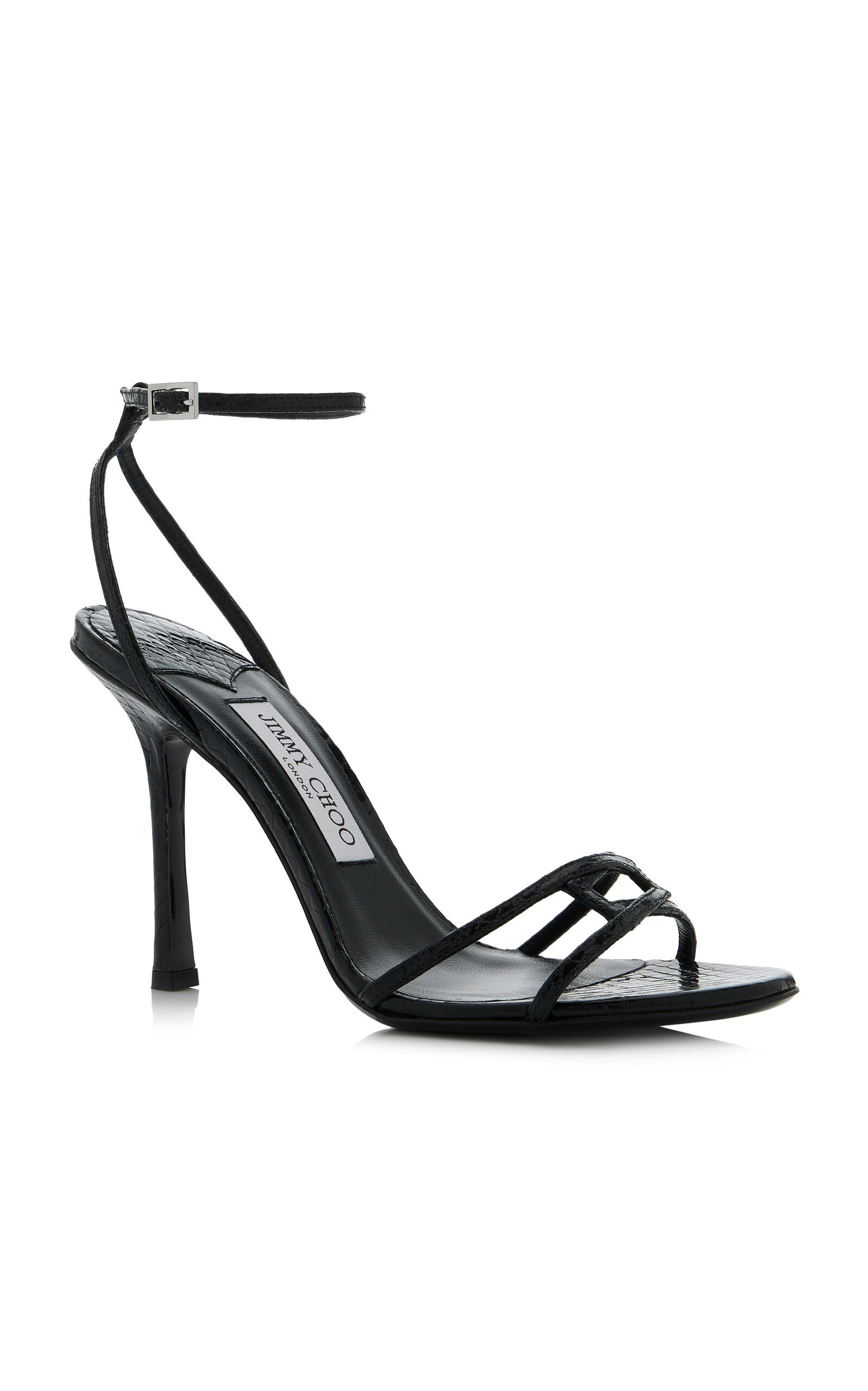 1998 Leo Leather Sandals black - 4