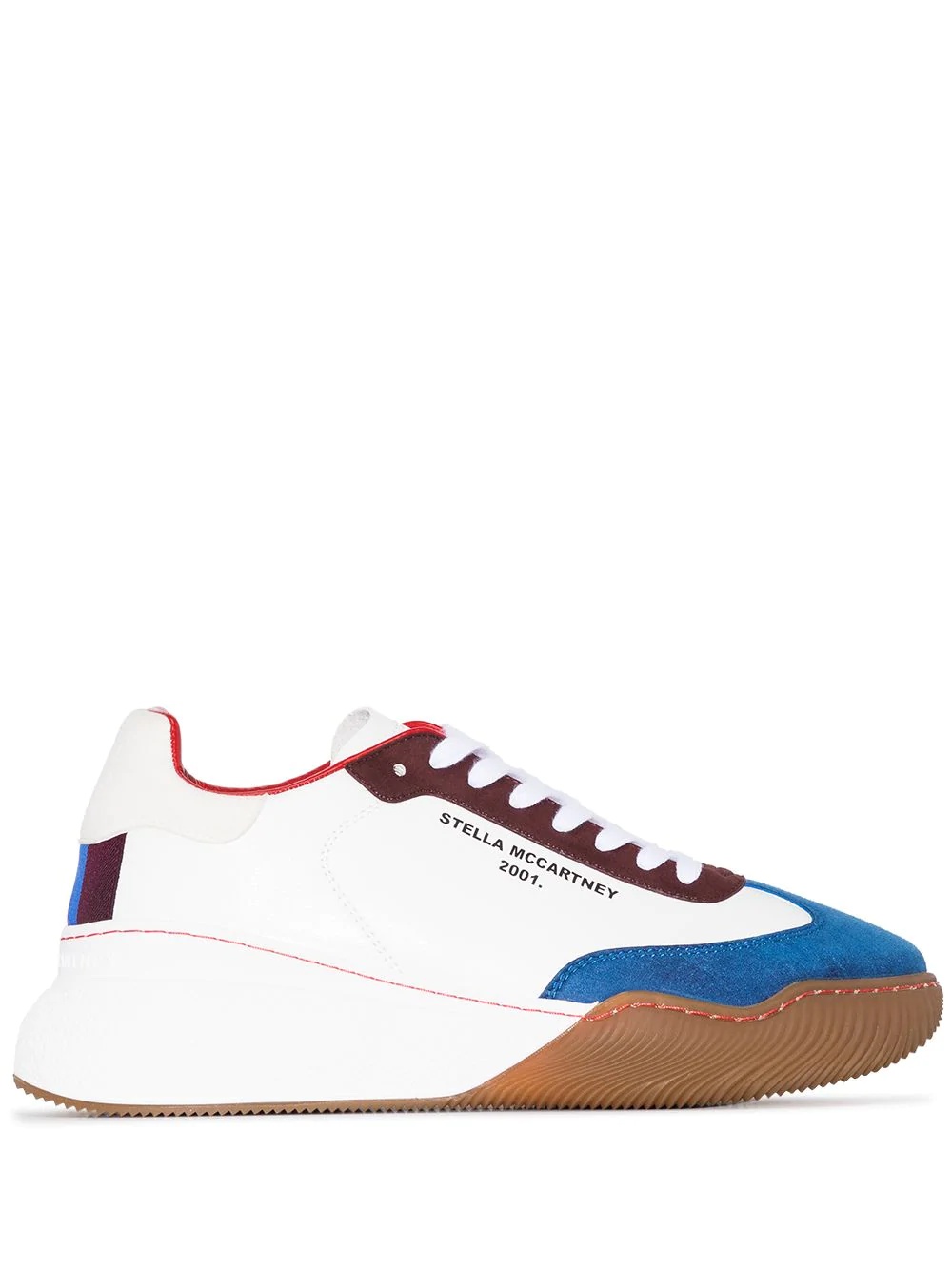 colour-block sneakers - 1