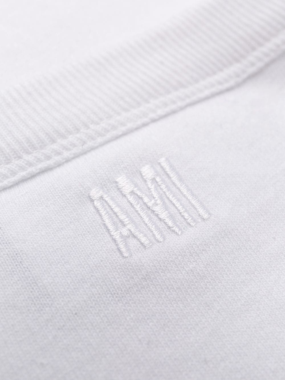 logo-embroidered crew neck T-shirt - 5