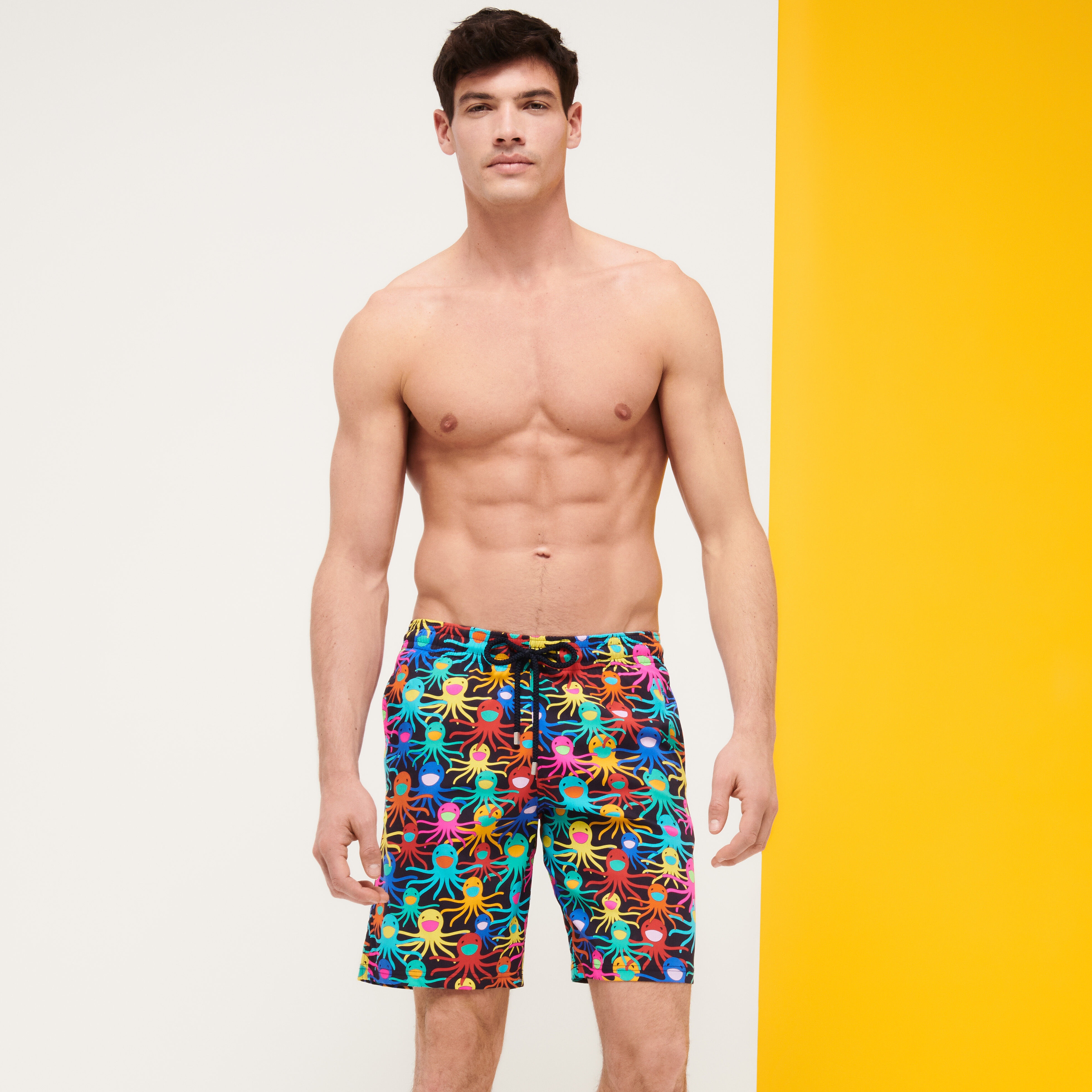 Men Swim Trunks Long Multicolore Medusa - 3