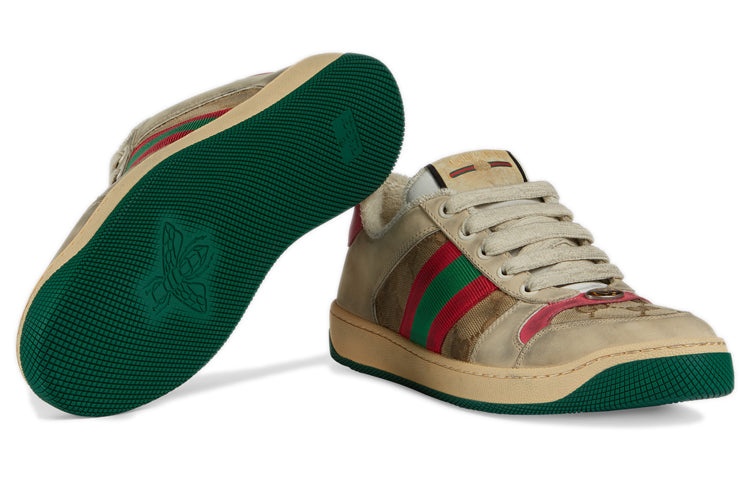 (WMNS) Gucci Screener 'Distressed Pink Green' 570443-9Y920-9665 - 5