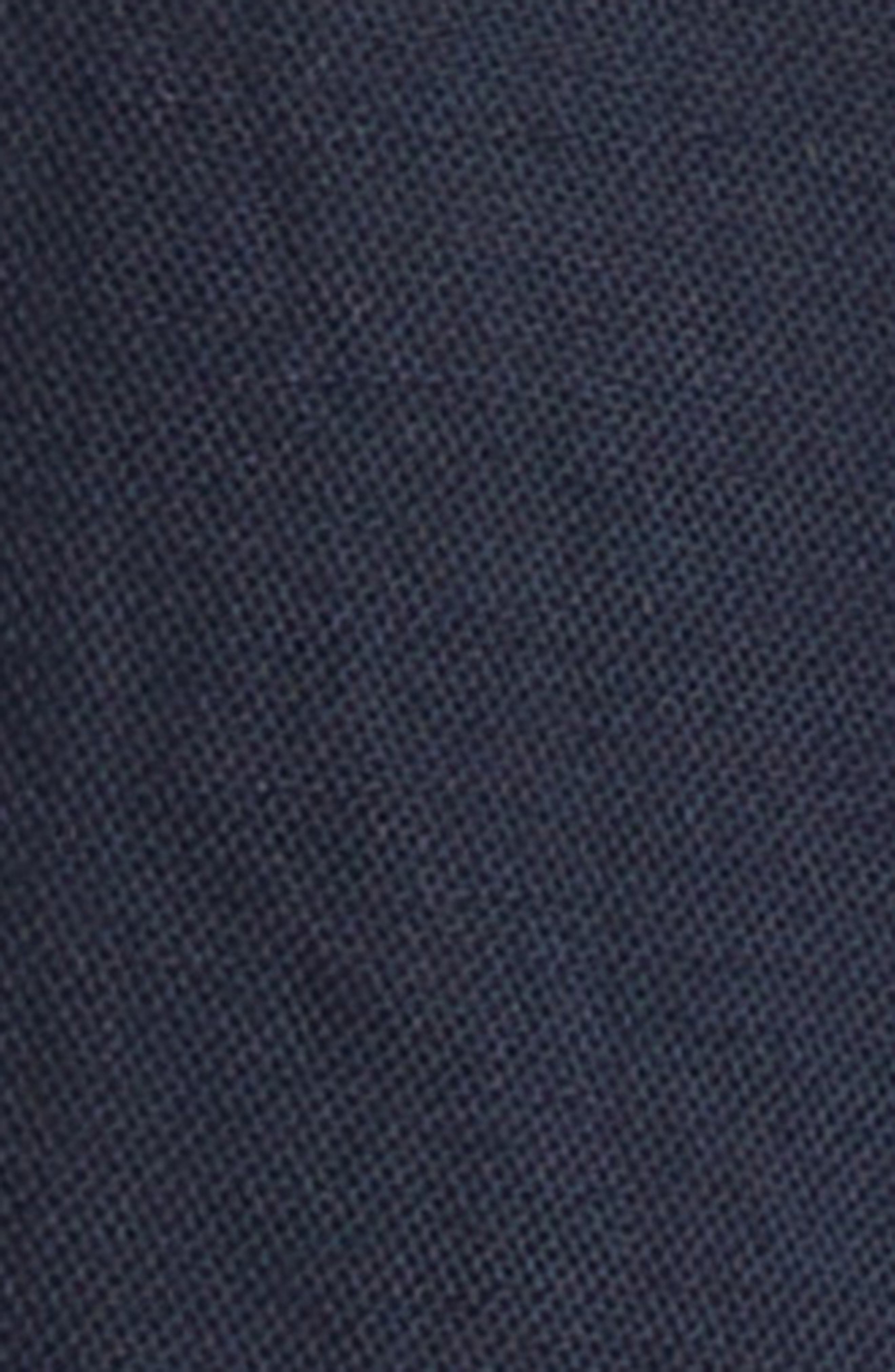 Maison Margiela Pleated Crop Barathea Straight Leg Pants in Blue at Nordstrom - 6
