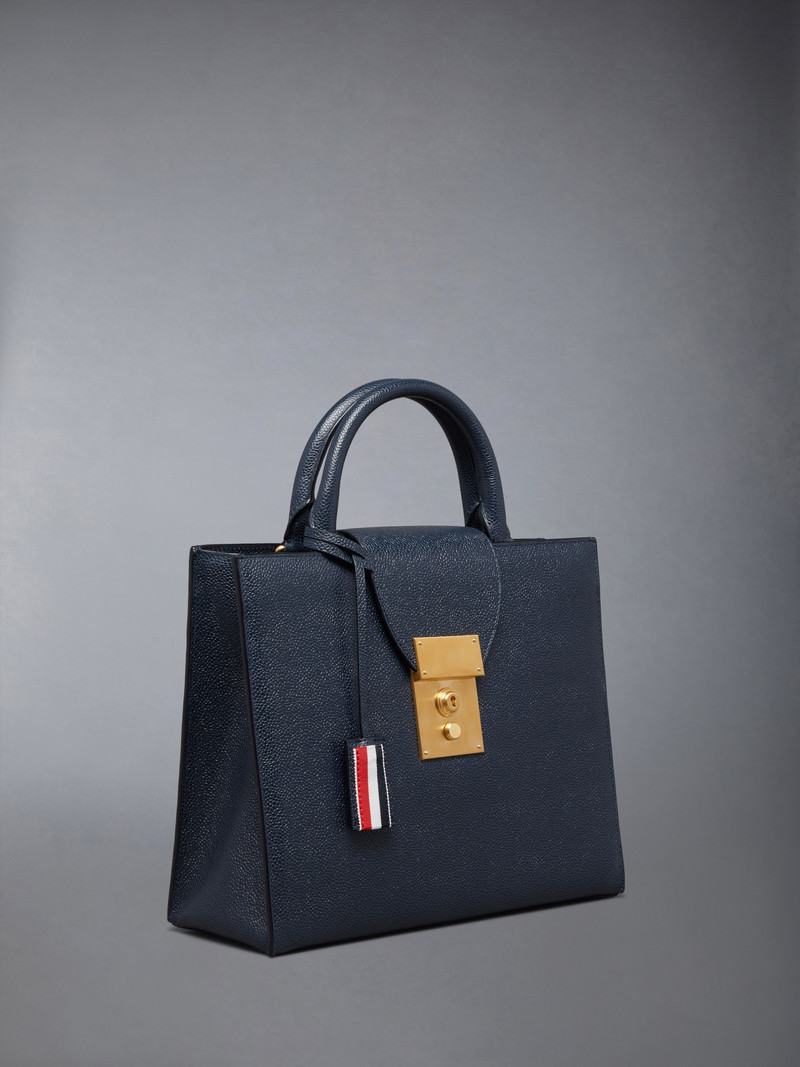 Thom Browne Pebble Grain Small Mr. Thom Tote outlook