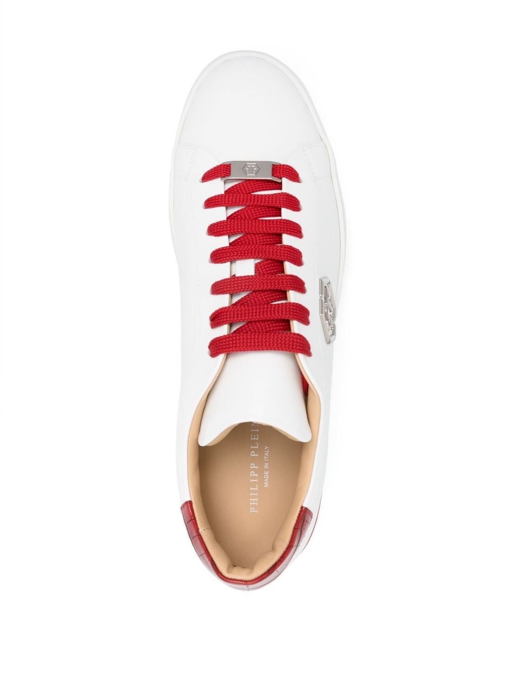 Cocco Hexagon low-top leather sneakers - 4