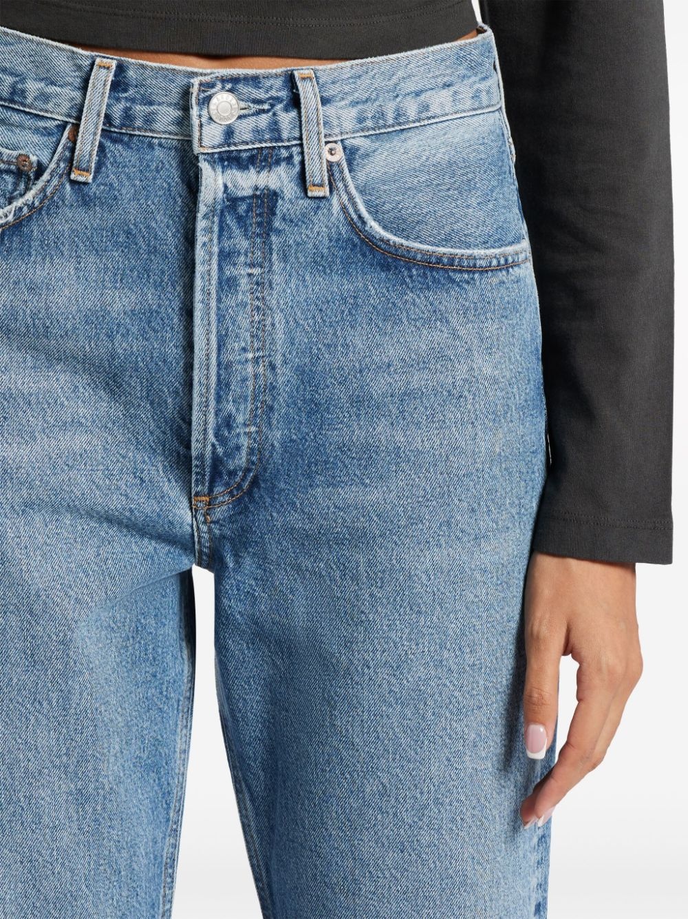 90s Crop straight-leg jeans - 5