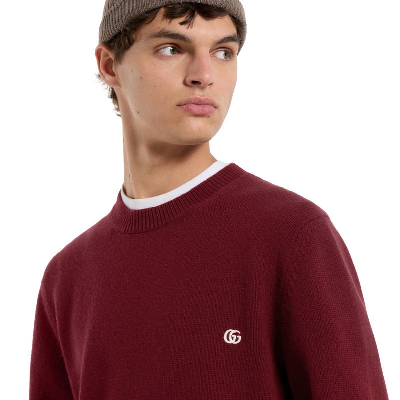 Wool cashmere sweater with embroidery 4