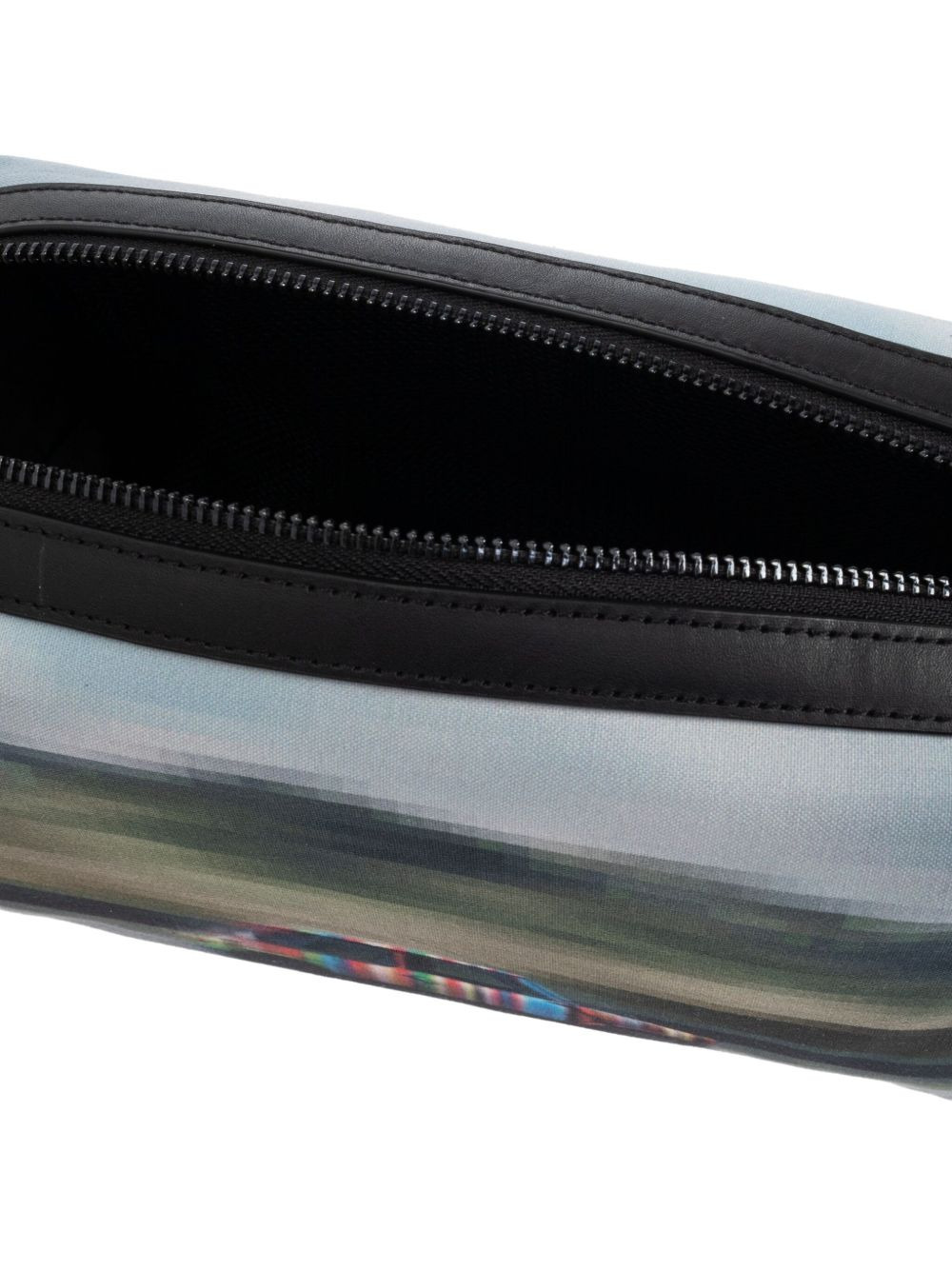 Printed Leather Wash Bag - 4