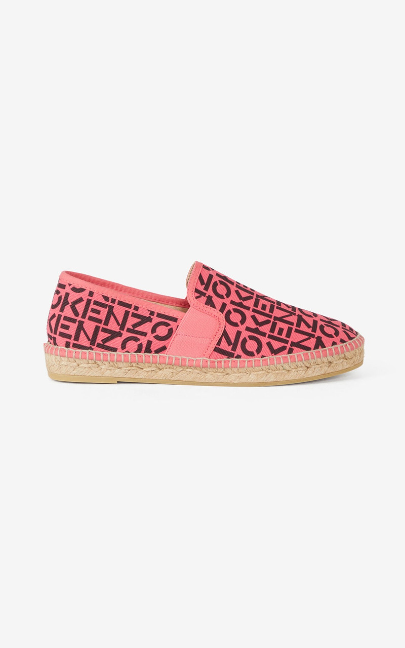 KENZO Sport elasticated monogram espadrilles 1