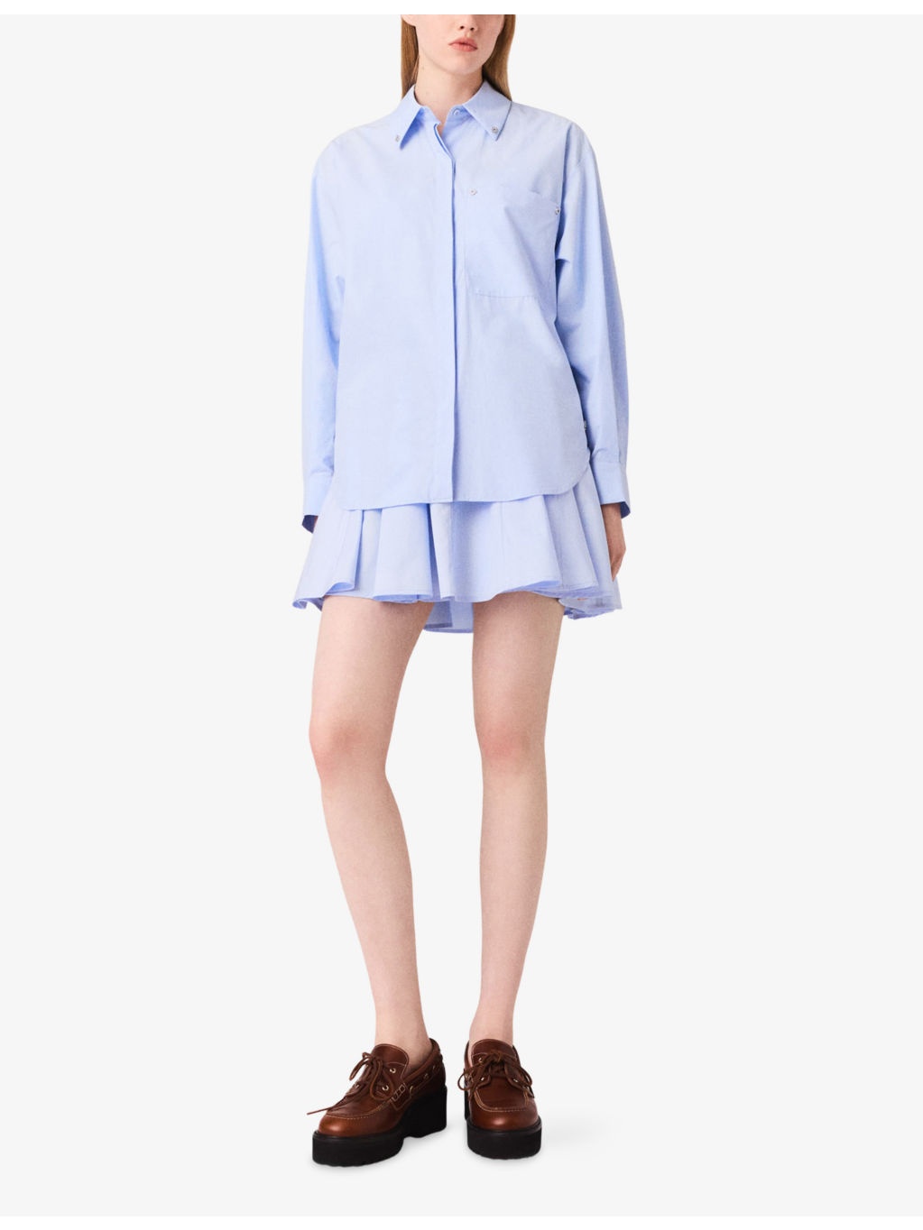 Relaxed-Fit Chest-Pocket Cotton-Poplin Shirt - 2