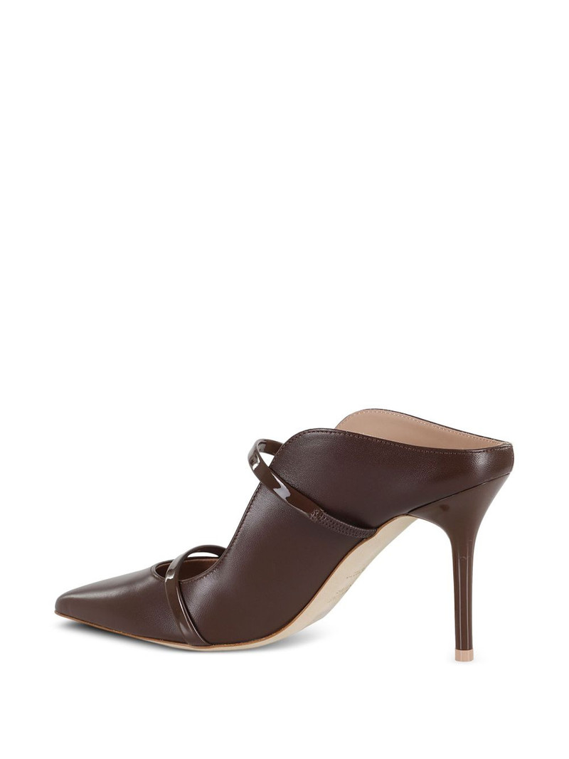 85mm Maureen patent-leather stiletto mules 3