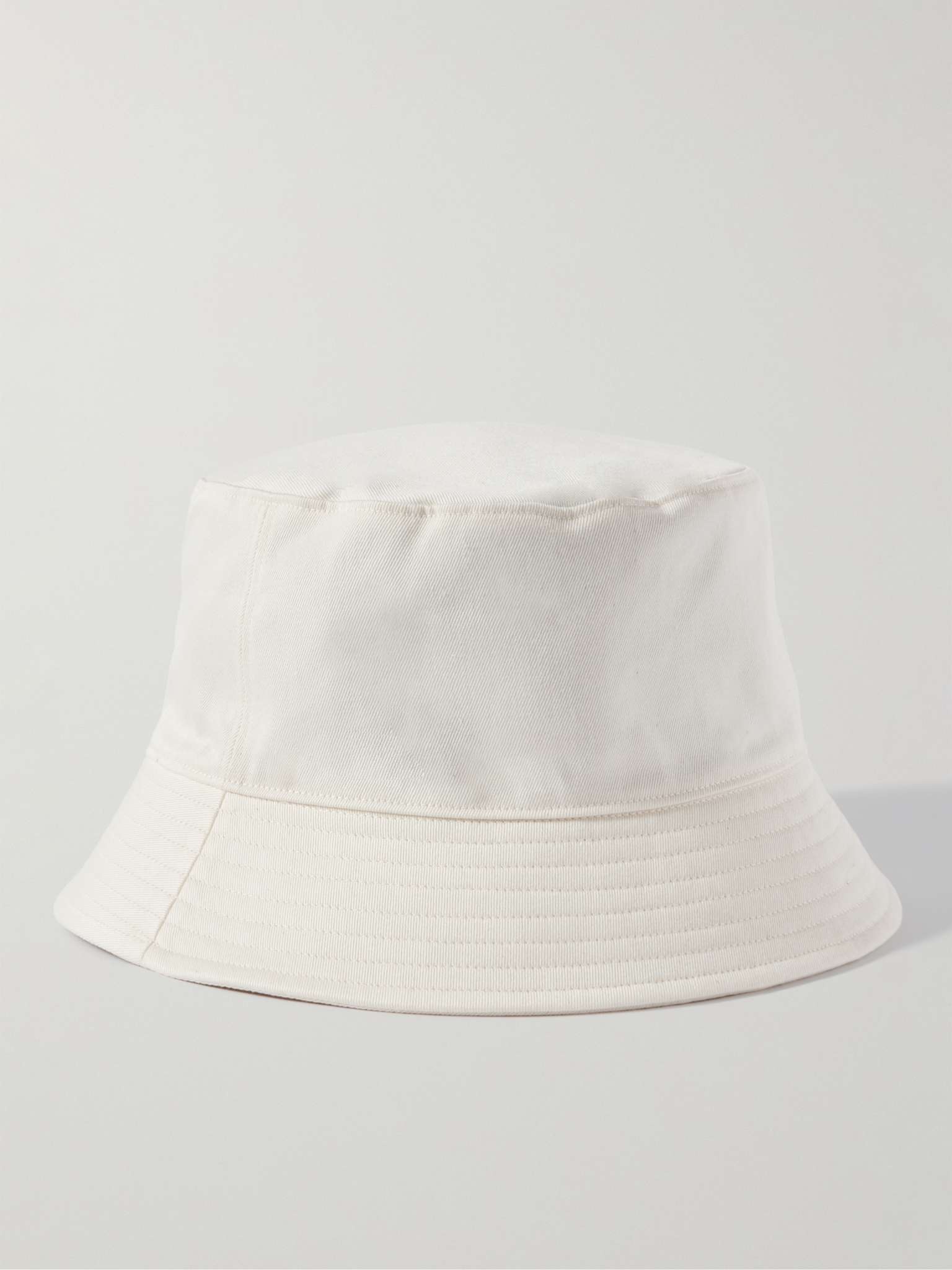 Logo-Emboidered Cotton-Blend Twill Bucket Hat - 3