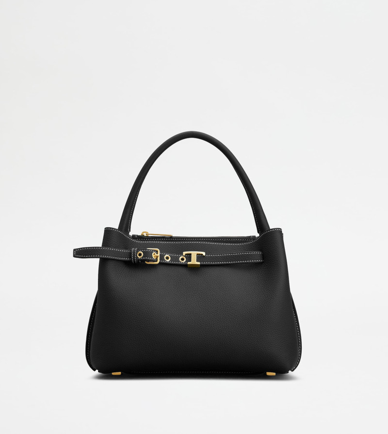 HANDBAG IN LEATHER MINI - BLACK 1
