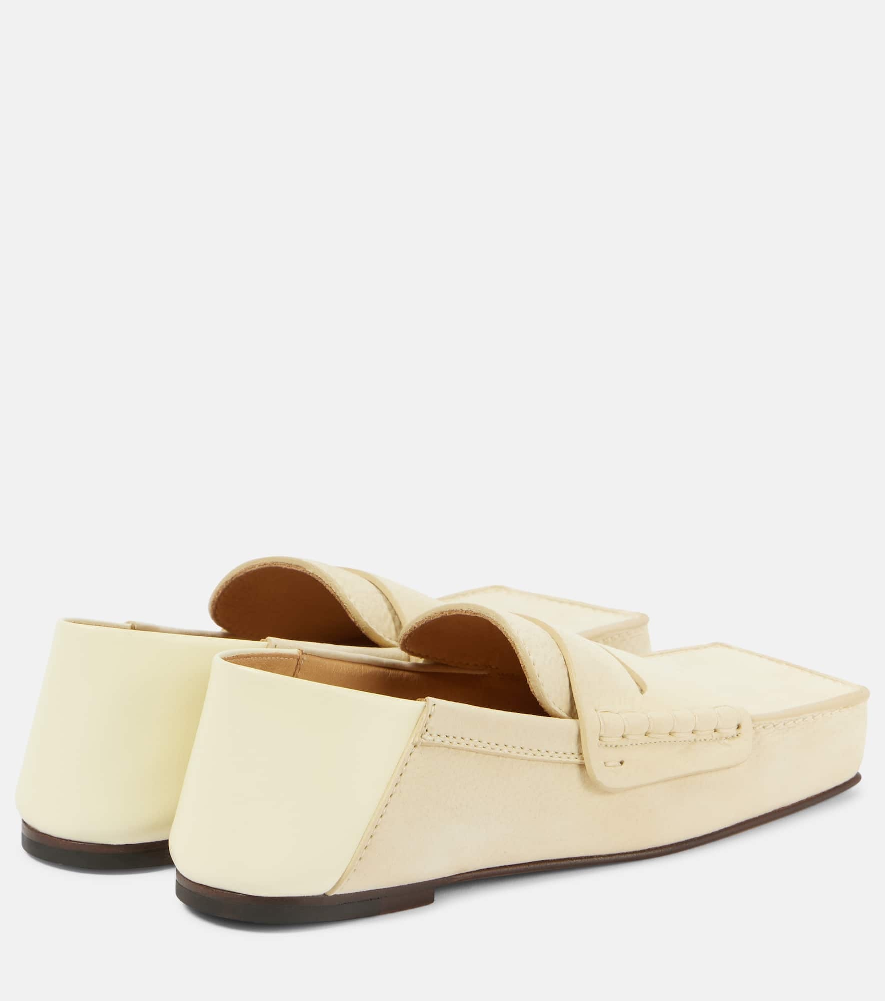 Les Mocassins Carré leather loafers - 2