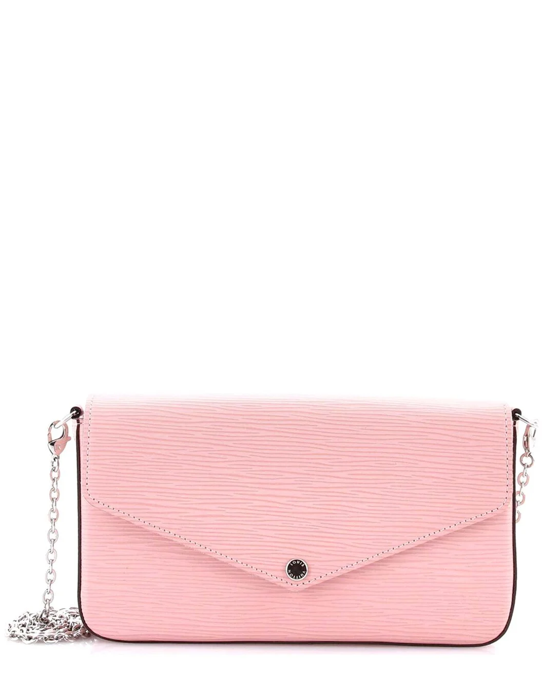 Louis Vuitton Pink Epi Leather Felicie Pochette (Authentic Pre-Loved) - 1