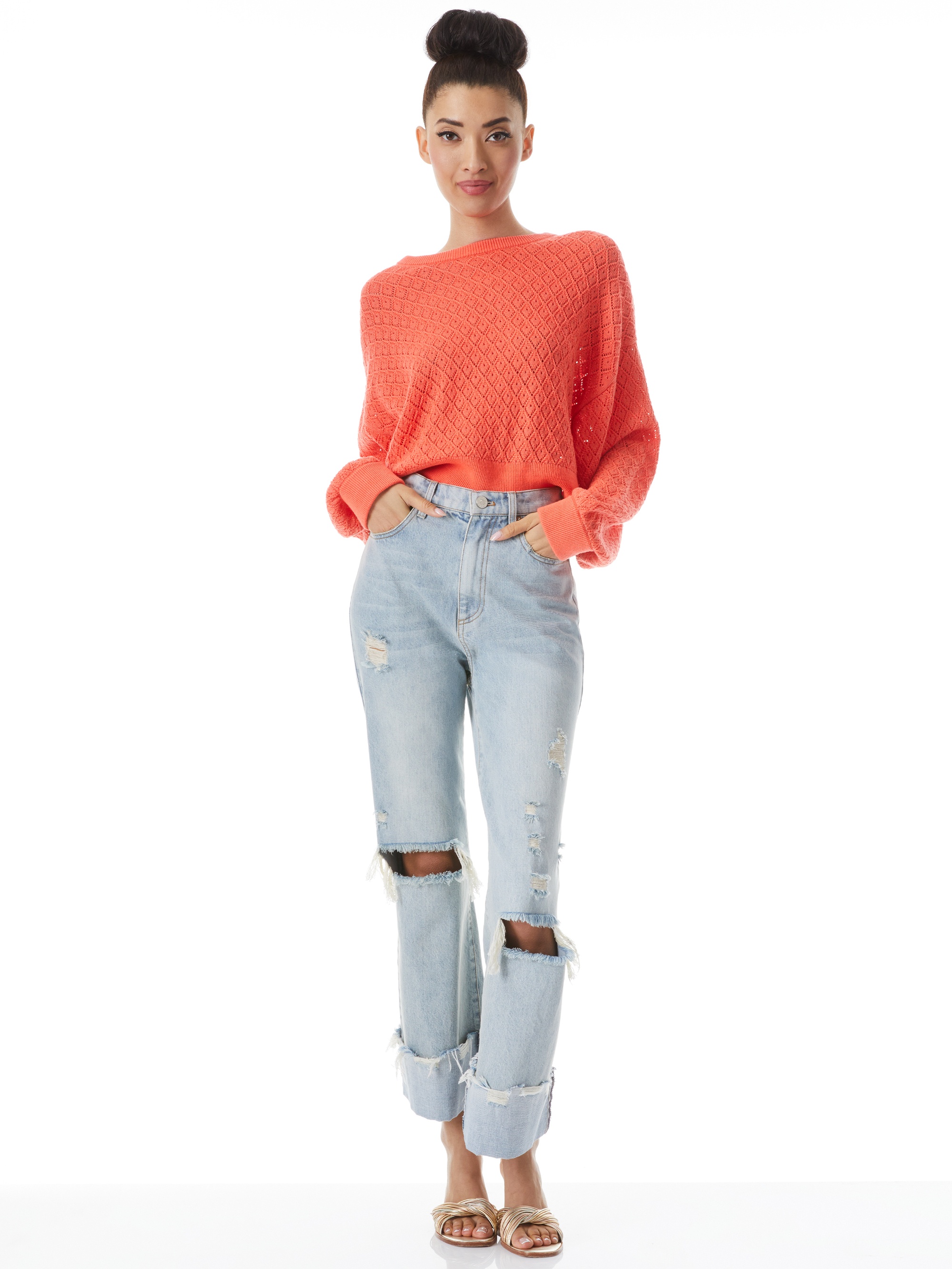 ANGELINE EASY CROP PULLOVER - 4