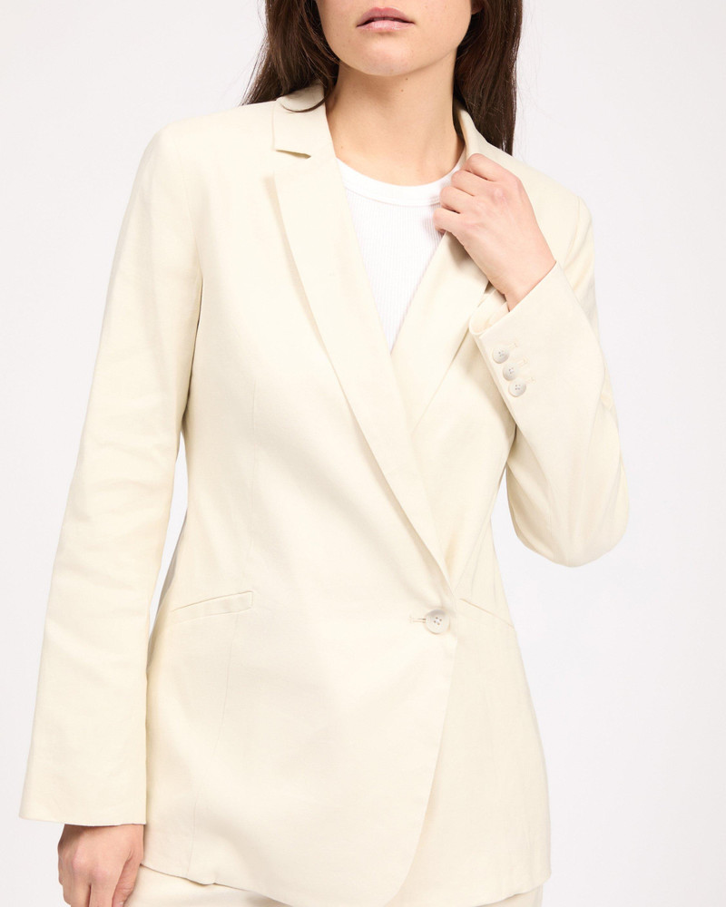 Jade Linen-Blend Blazer 1