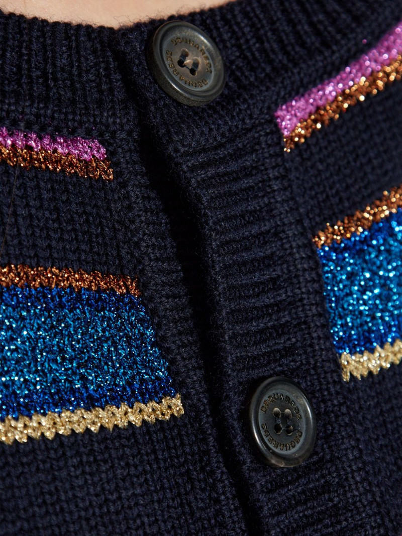 striped button-up cardigan 5