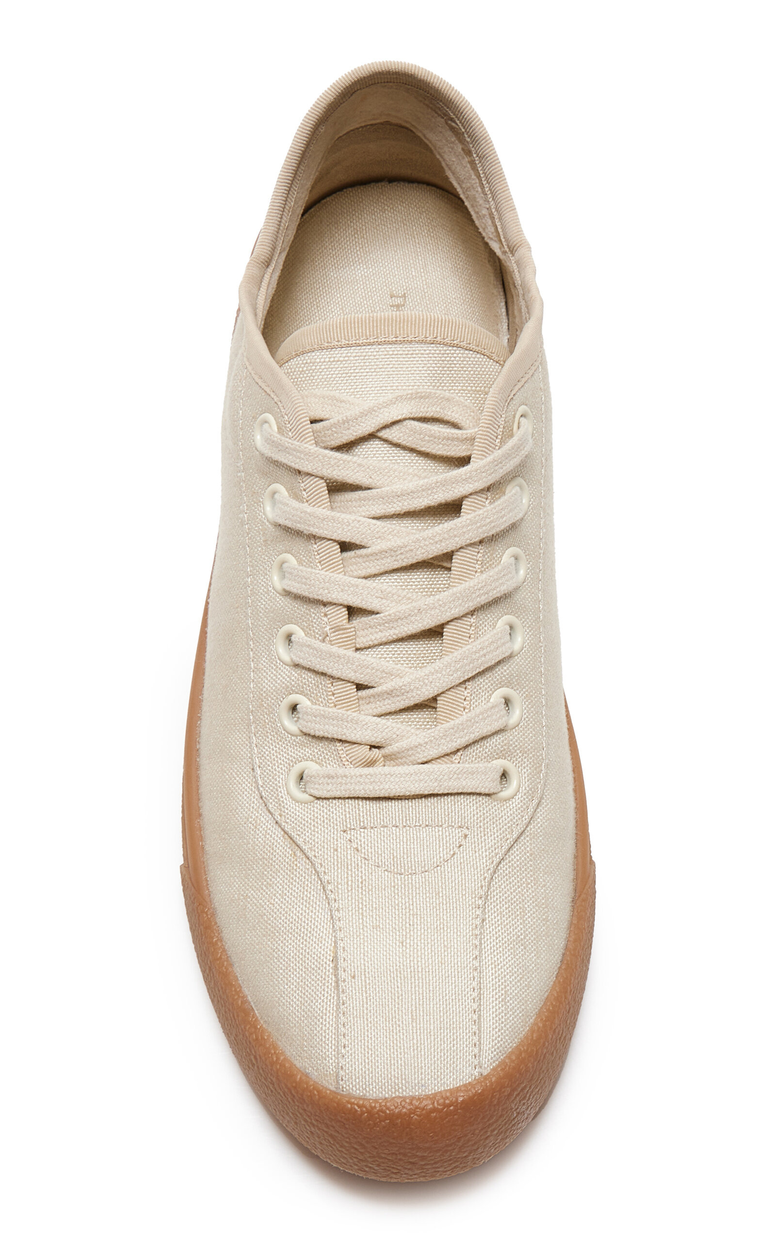 Cotton Canvas Sneakers taupe - 3