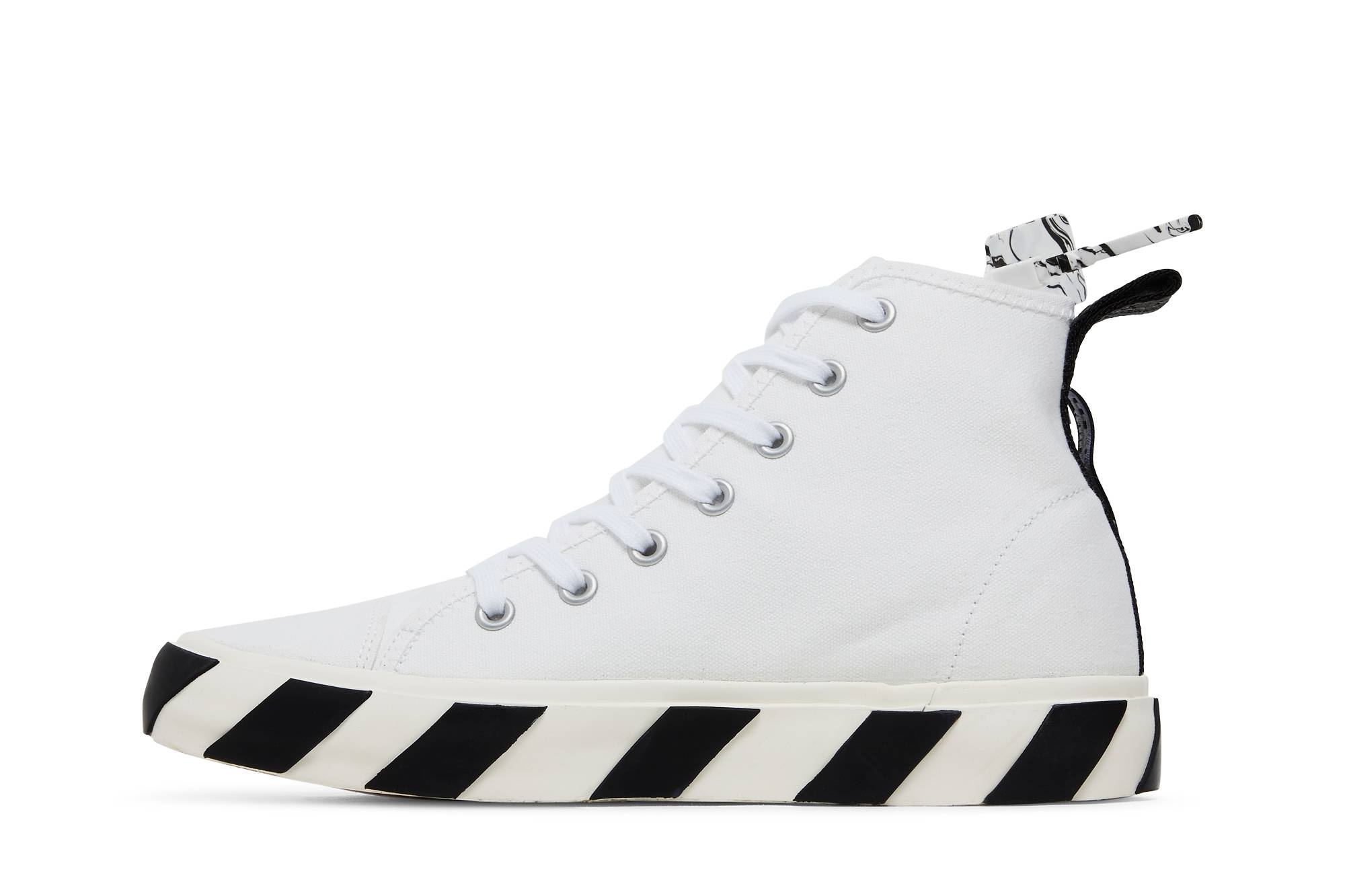 Off-White Vulc Sneaker Mid 'White Black' - 3