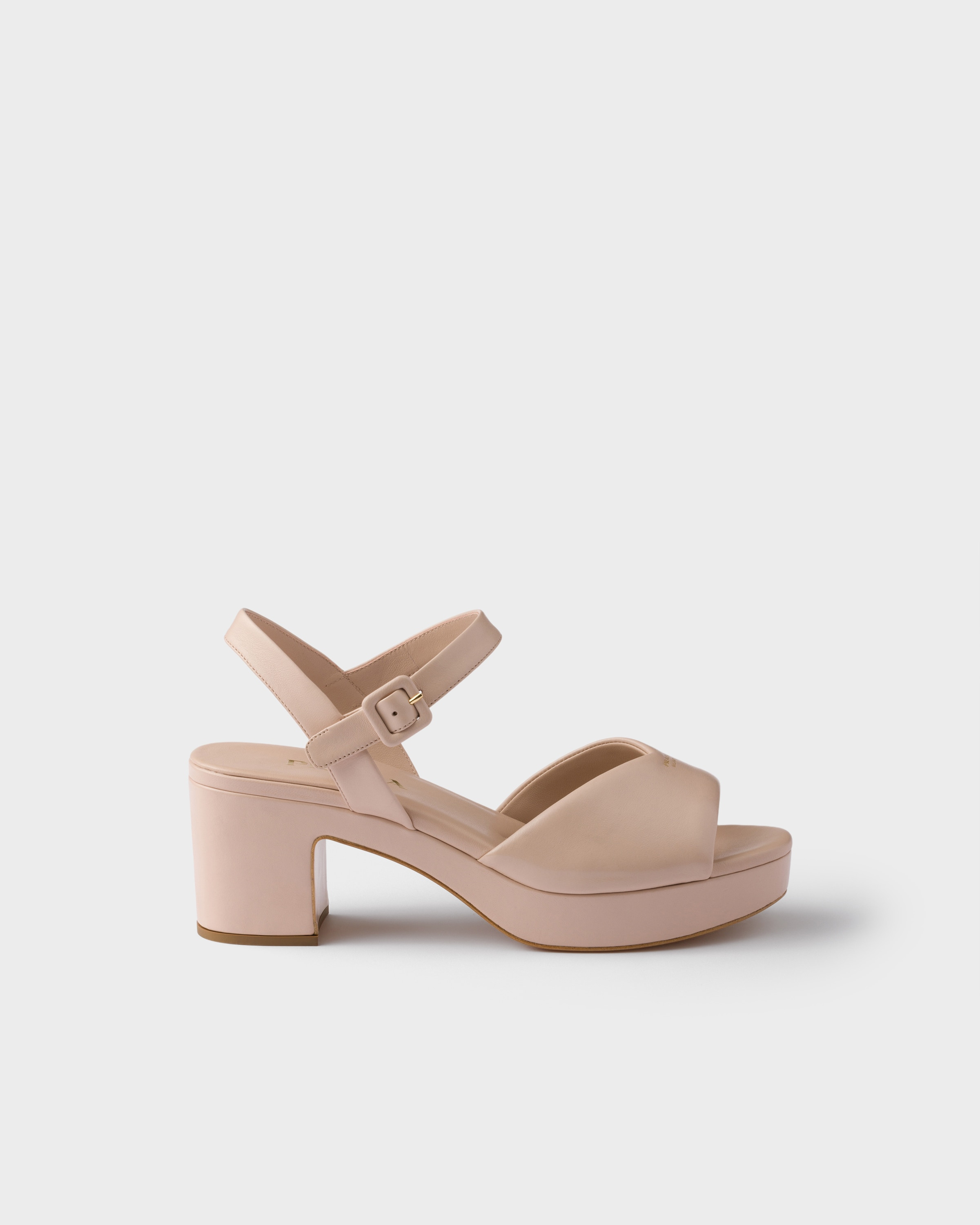 Padded nappa leather sandals - 2