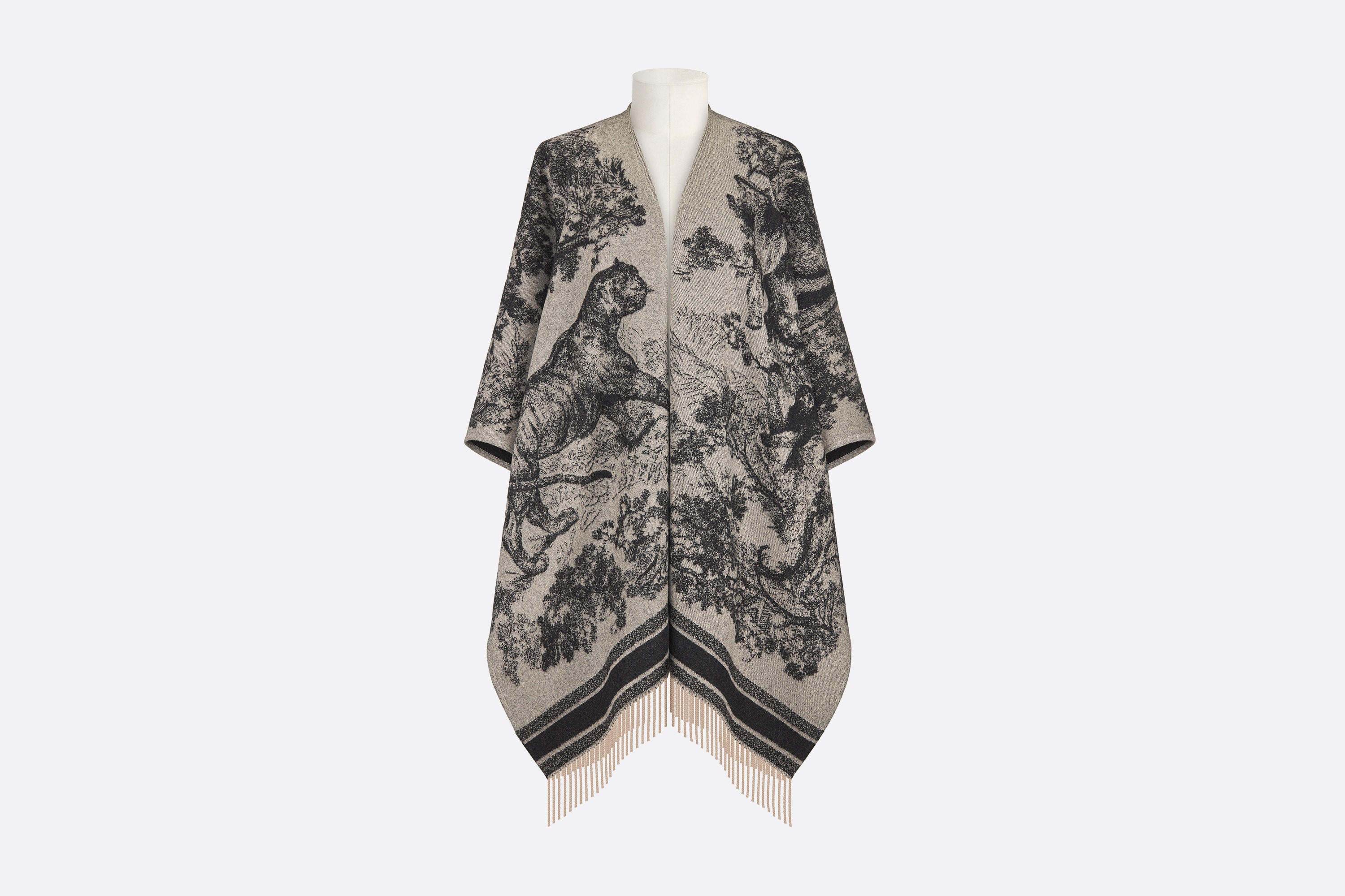 Toile de Jouy Sauvage Poncho - 1